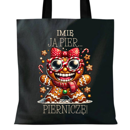 Torba świąteczna - Babeczka Ja pierniczę - personalizowana BN95