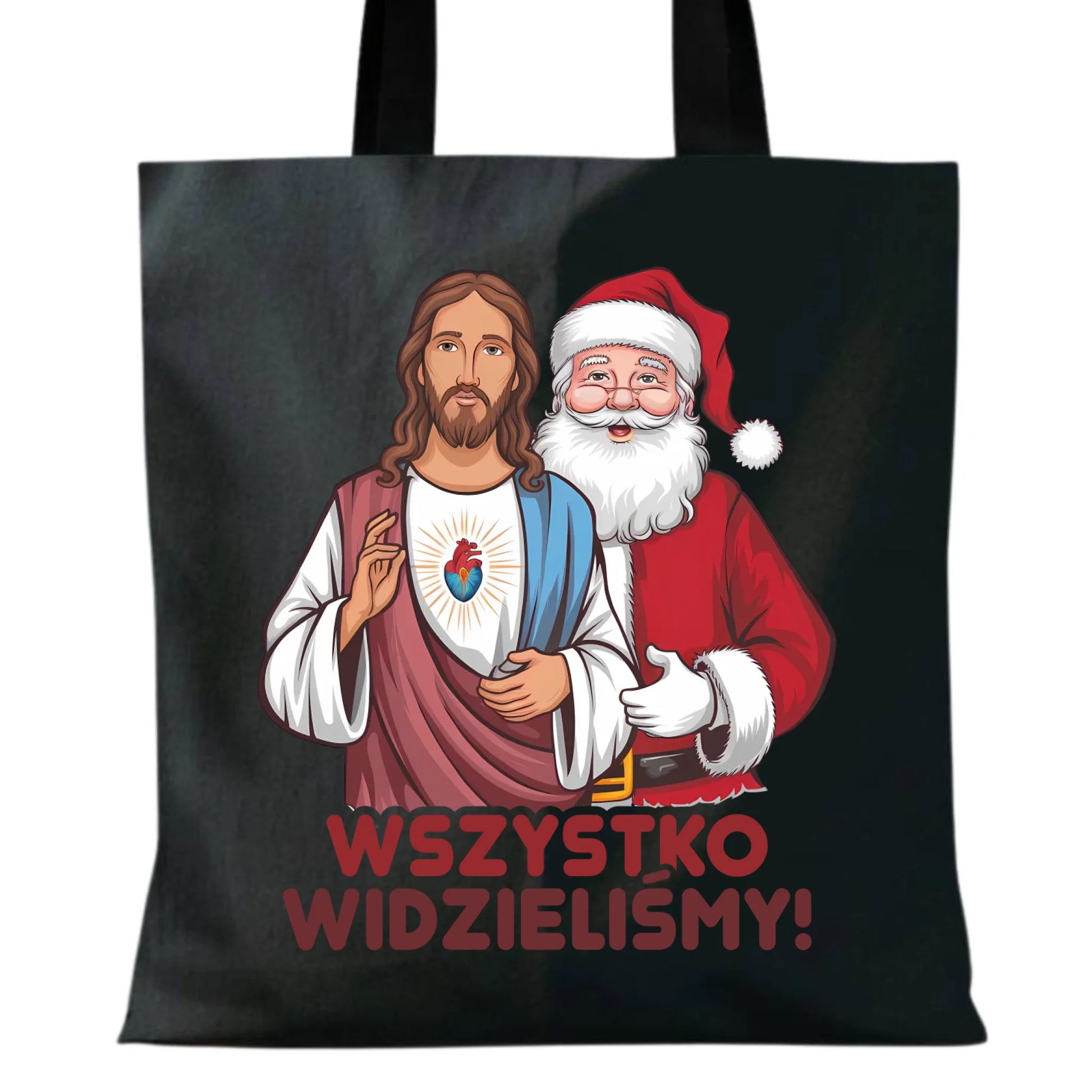 Torba świąteczna - Jezus i Mikołaj Wszystko widzieliśmy BN89 - StoryCups.pl