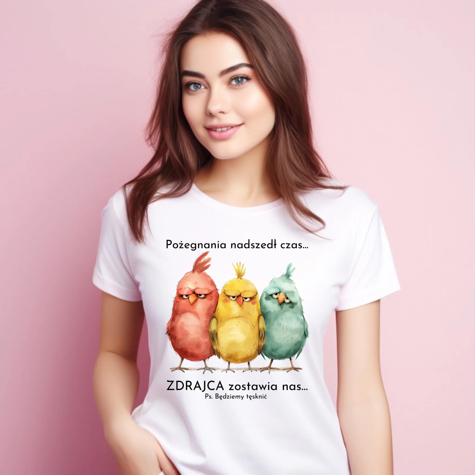 Koszulka damska na odejście z pracy - Pożegnania nadszedł czas OP05 - StoryCups.pl