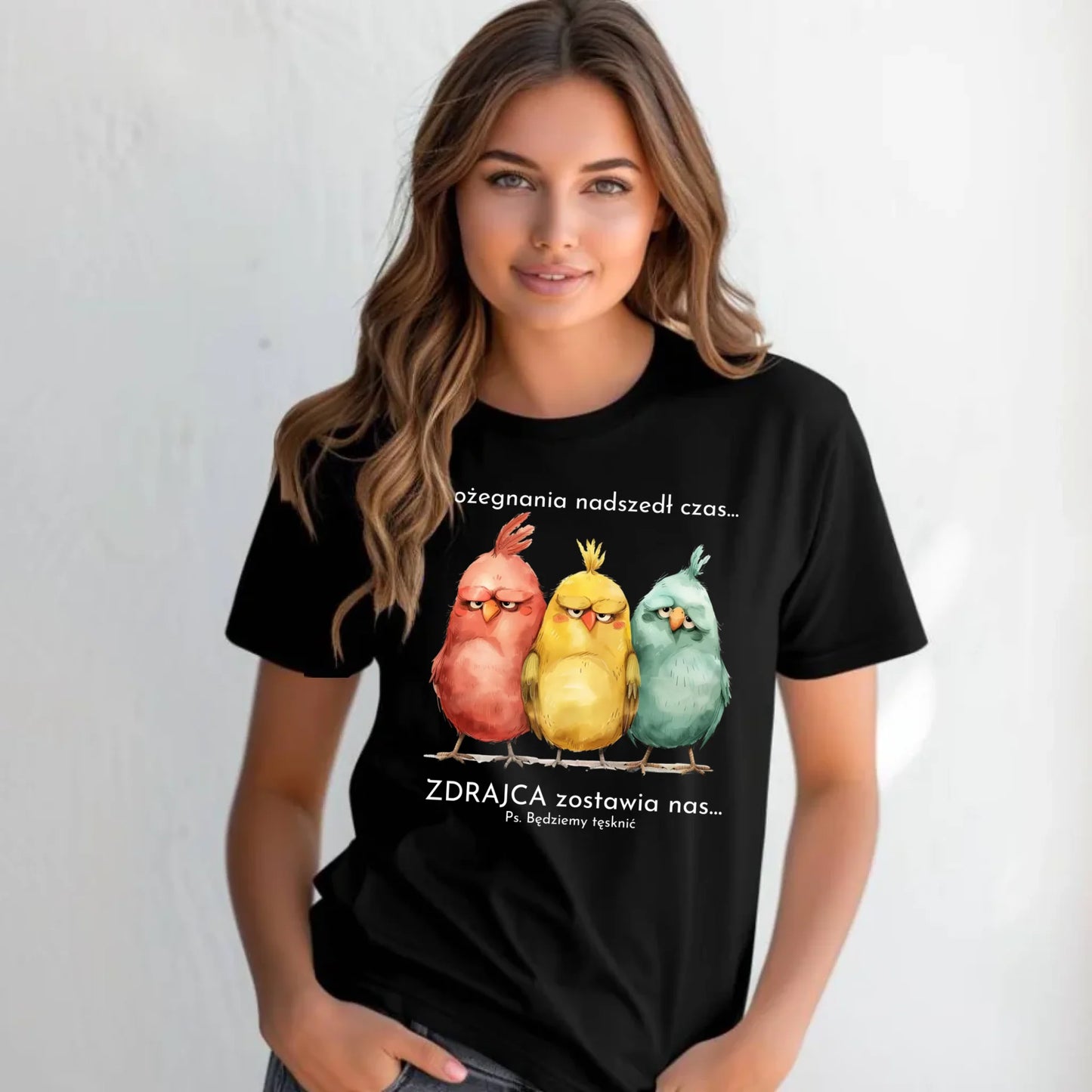 Koszulka damska na odejście z pracy - Pożegnania nadszedł czas OP05 - StoryCups.pl