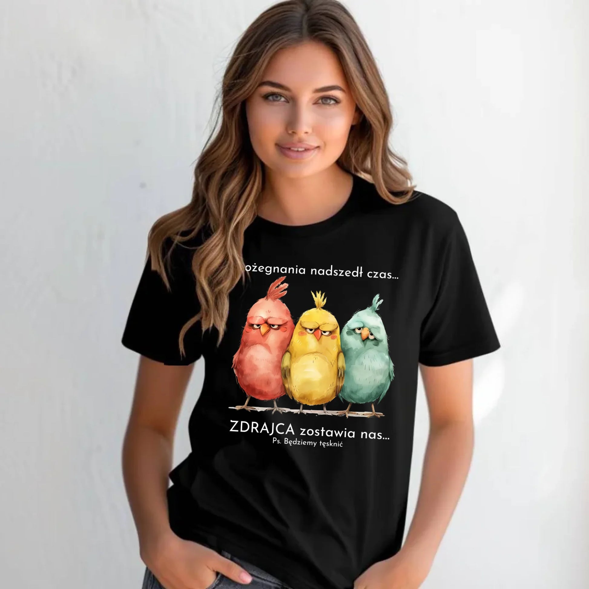 Koszulka damska na odejście z pracy - Pożegnania nadszedł czas OP05 - StoryCups.pl
