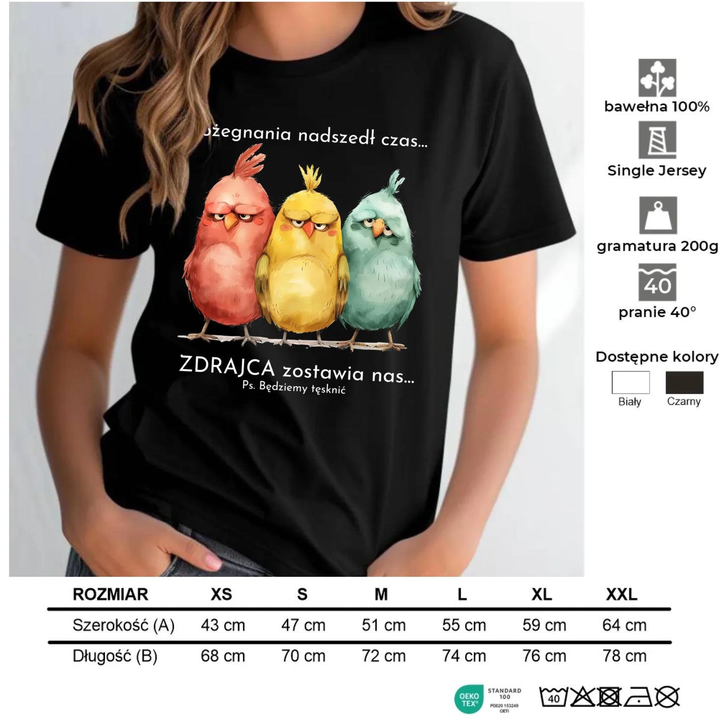 Koszulka damska na odejście z pracy - Pożegnania nadszedł czas OP05 - StoryCups.pl