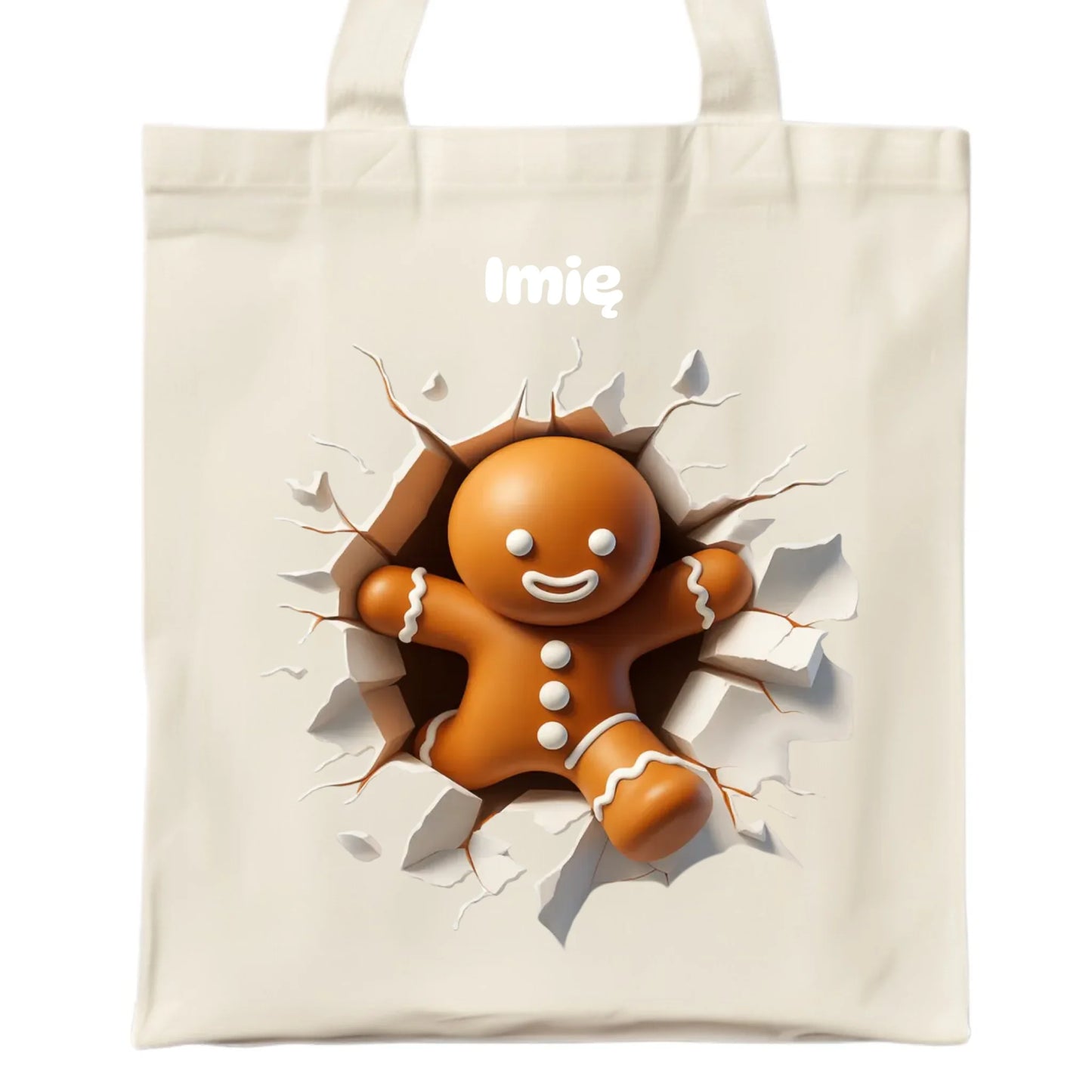 Pierniczek 3D | Personalizowana torba świąteczna BN81