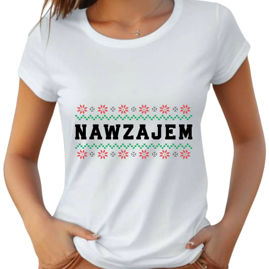 Koszulka damska świąteczna - Nawzajem BN150 - StoryCups.pl