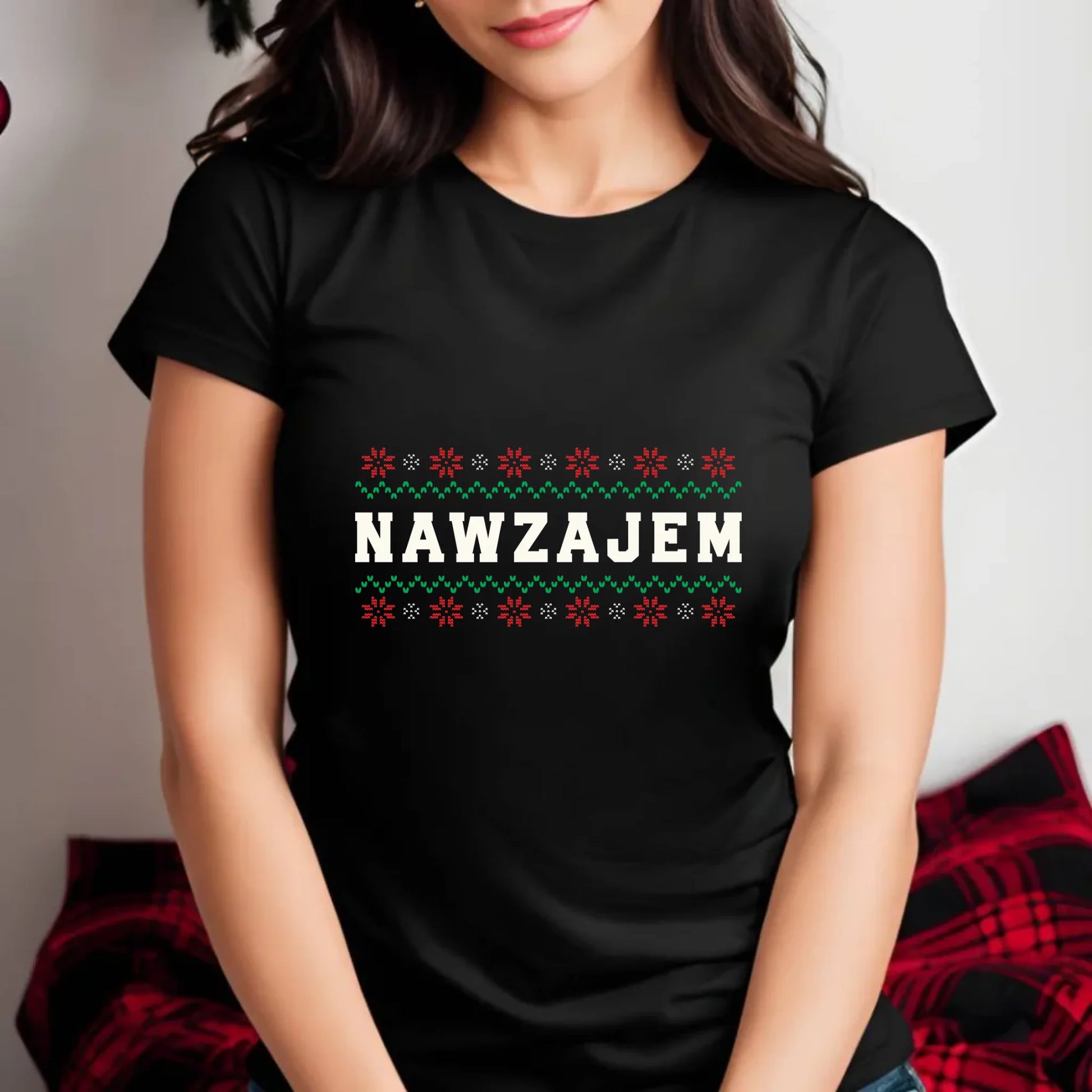 Koszulka damska świąteczna - Nawzajem BN150 - StoryCups.pl