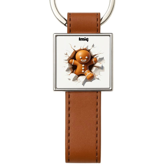 Brelok świąteczny - Pierniczek 3D - personalizowany BN81 - StoryCups.pl