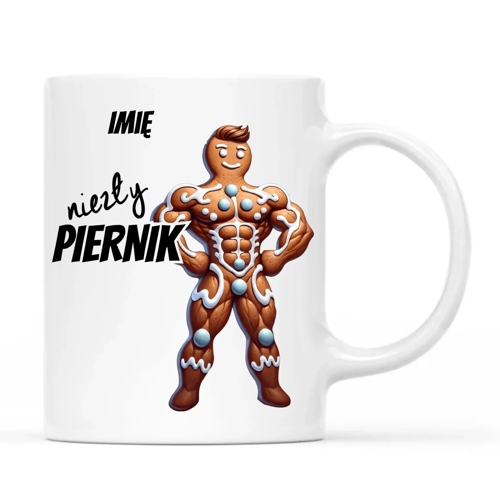 Kubek świąteczny - Niezły piernik - personalizowany BN24 - StoryCups.pl