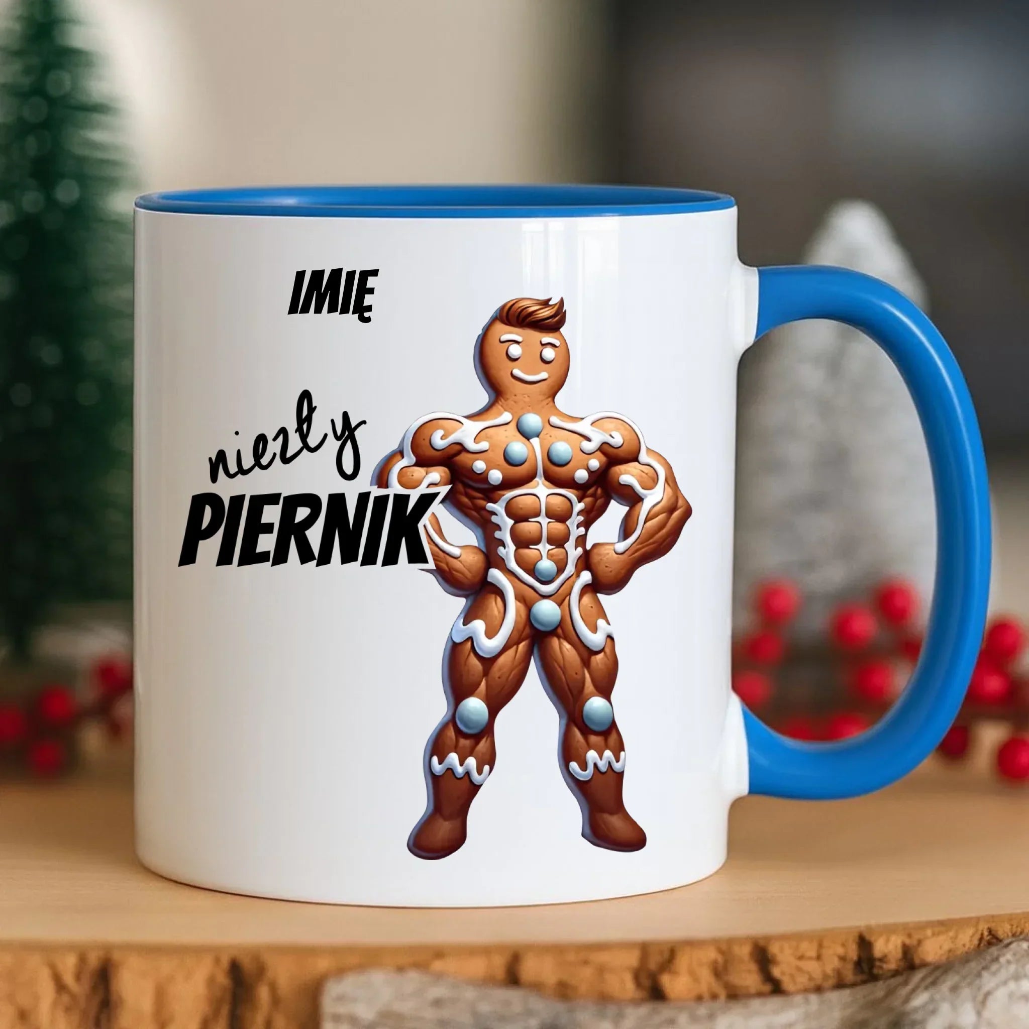 Kubek świąteczny - Niezły piernik - personalizowany BN24 - StoryCups.pl