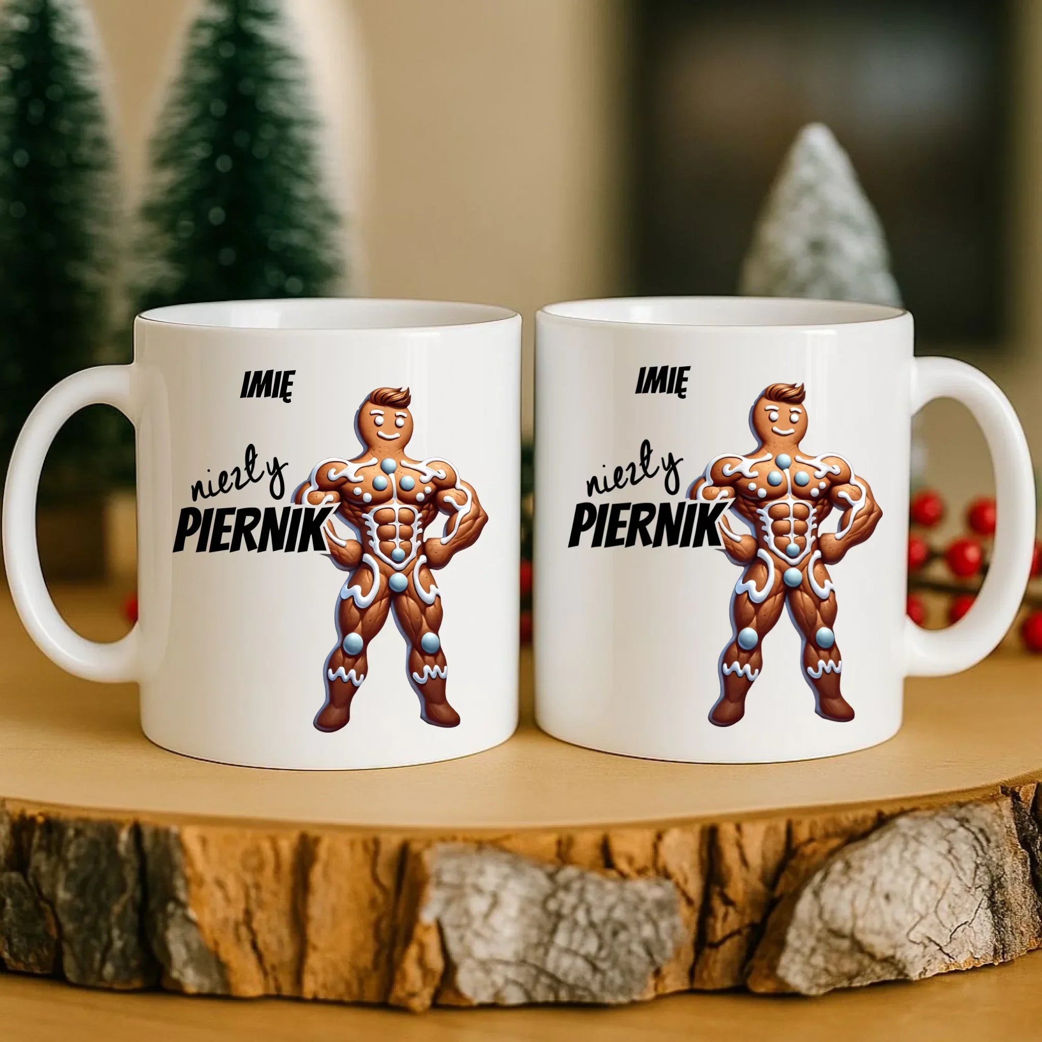 Kubek świąteczny - Niezły piernik - personalizowany BN24 - StoryCups.pl