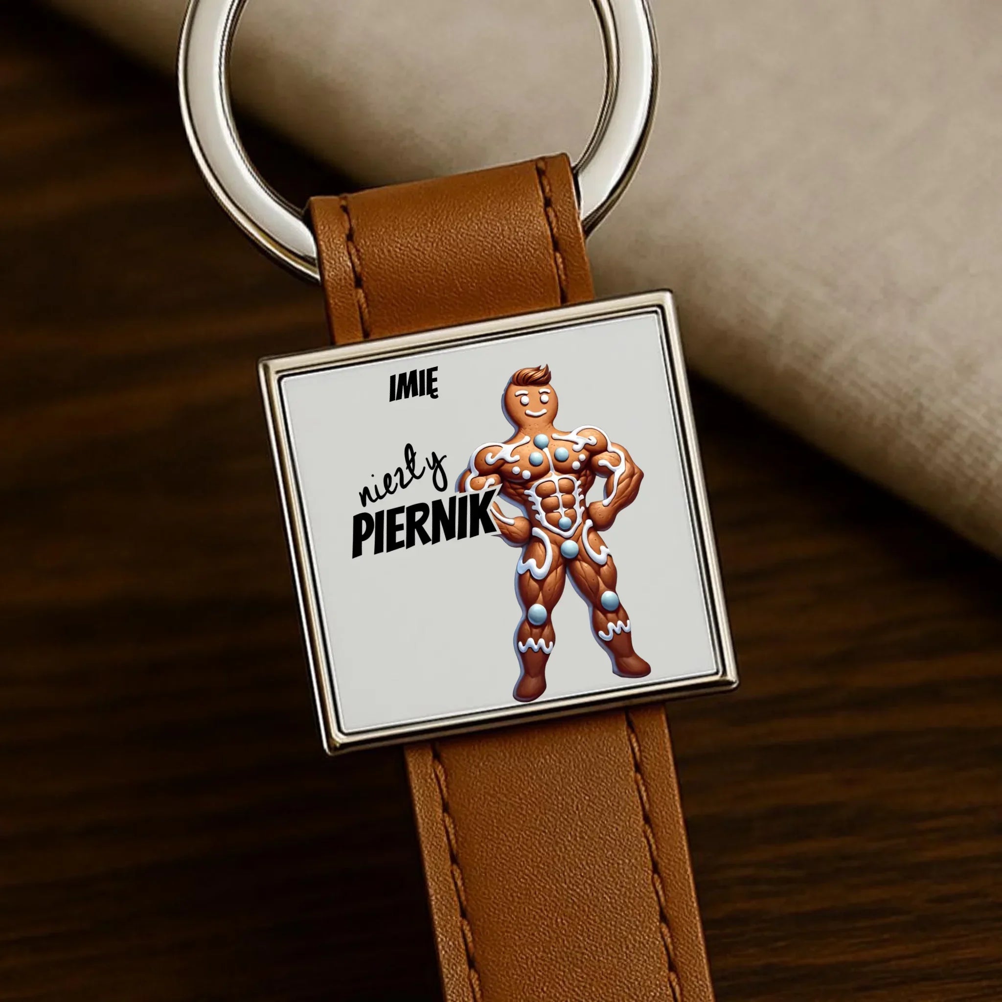 Brelok świąteczny - Niezły piernik - personalizowany BN24 - StoryCups.pl