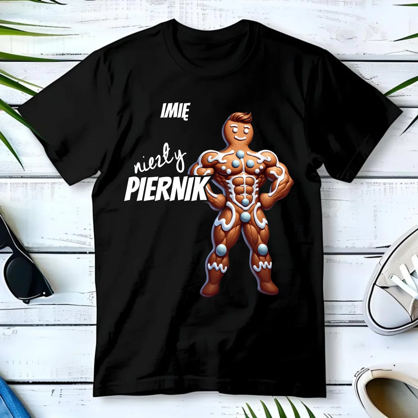 Koszulka męska świąteczna - Niezły piernik - personalizowana BN24