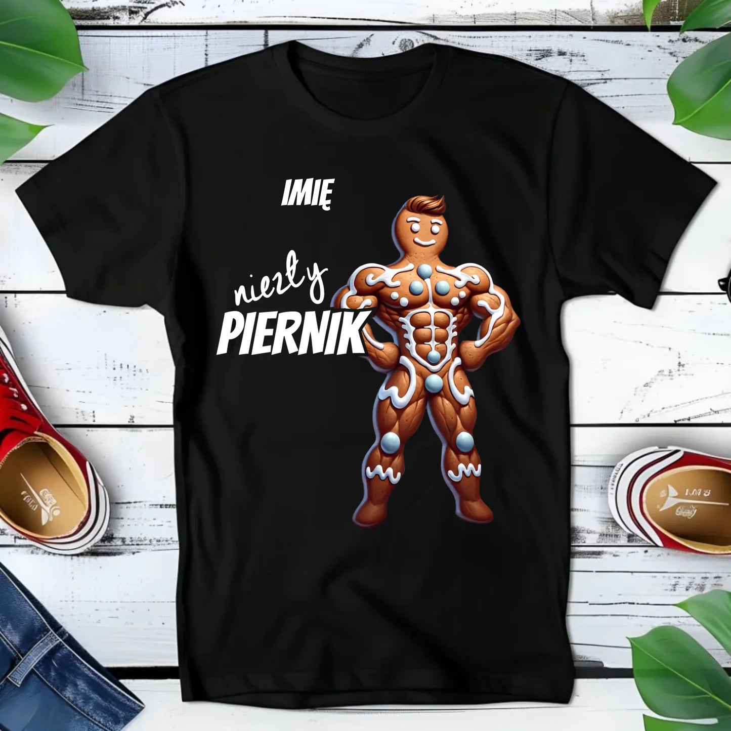 Koszulka dziecięca świąteczna - Niezły piernik - personalizowana BN24