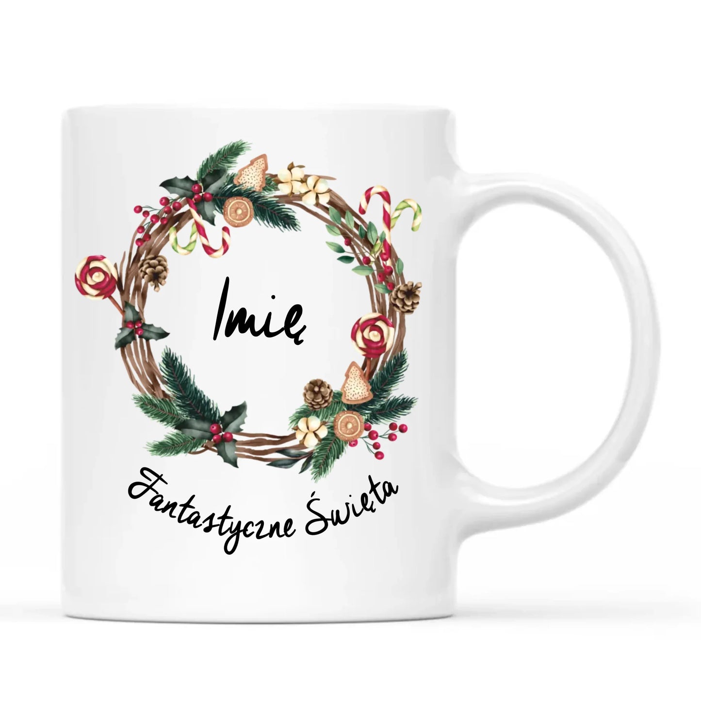 Kubek świąteczny - Fantastyczne Święta - personalizowany BN14 - StoryCups.pl