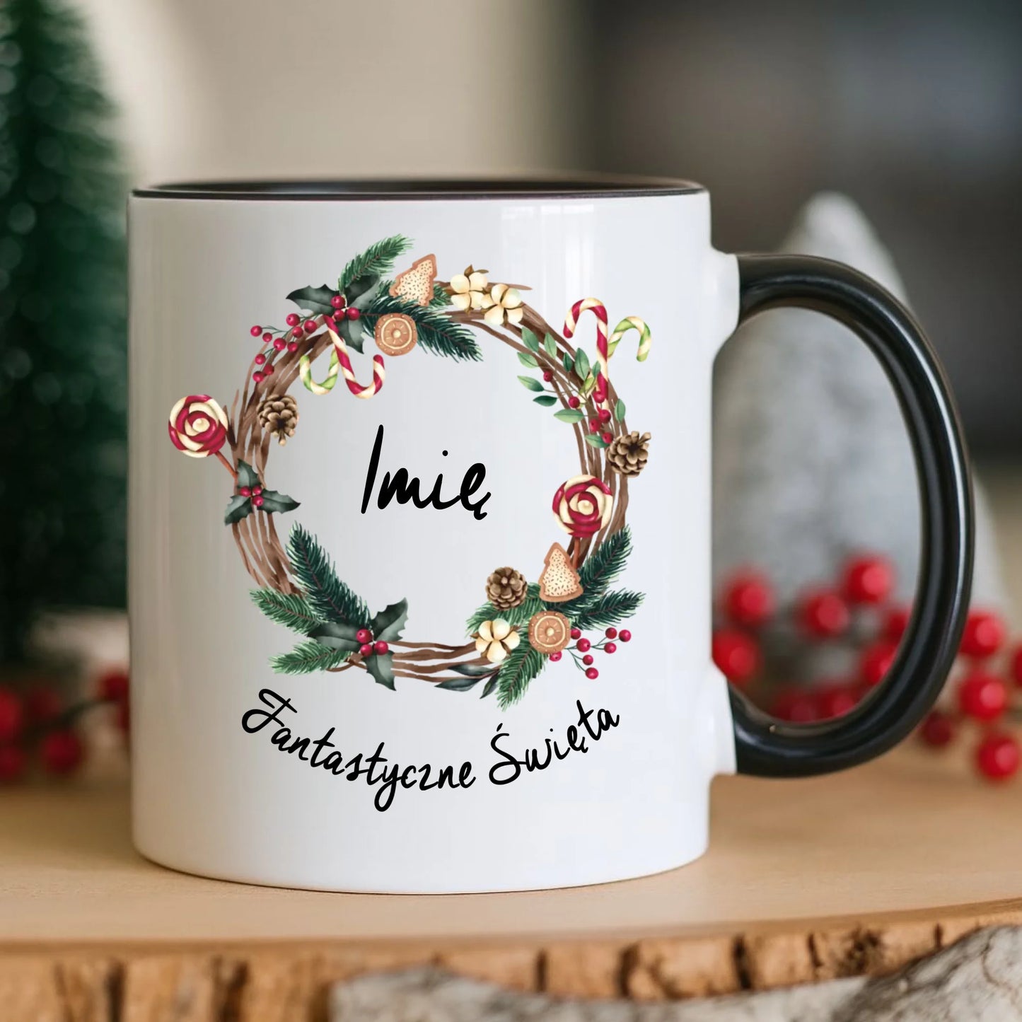 Kubek świąteczny - Fantastyczne Święta - personalizowany BN14 - StoryCups.pl