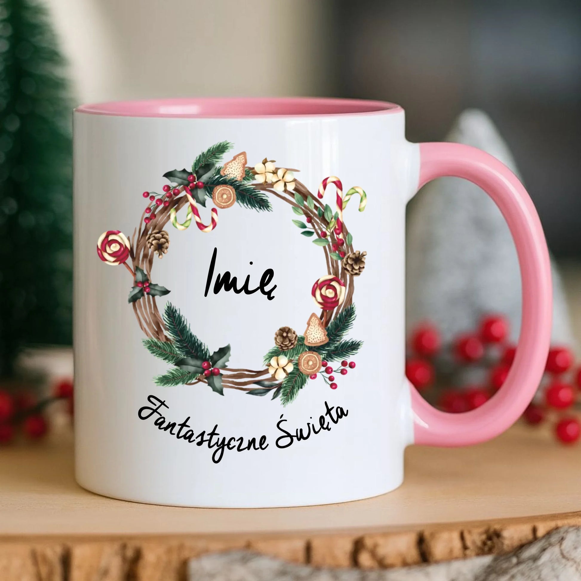 Kubek świąteczny - Fantastyczne Święta - personalizowany BN14 - StoryCups.pl