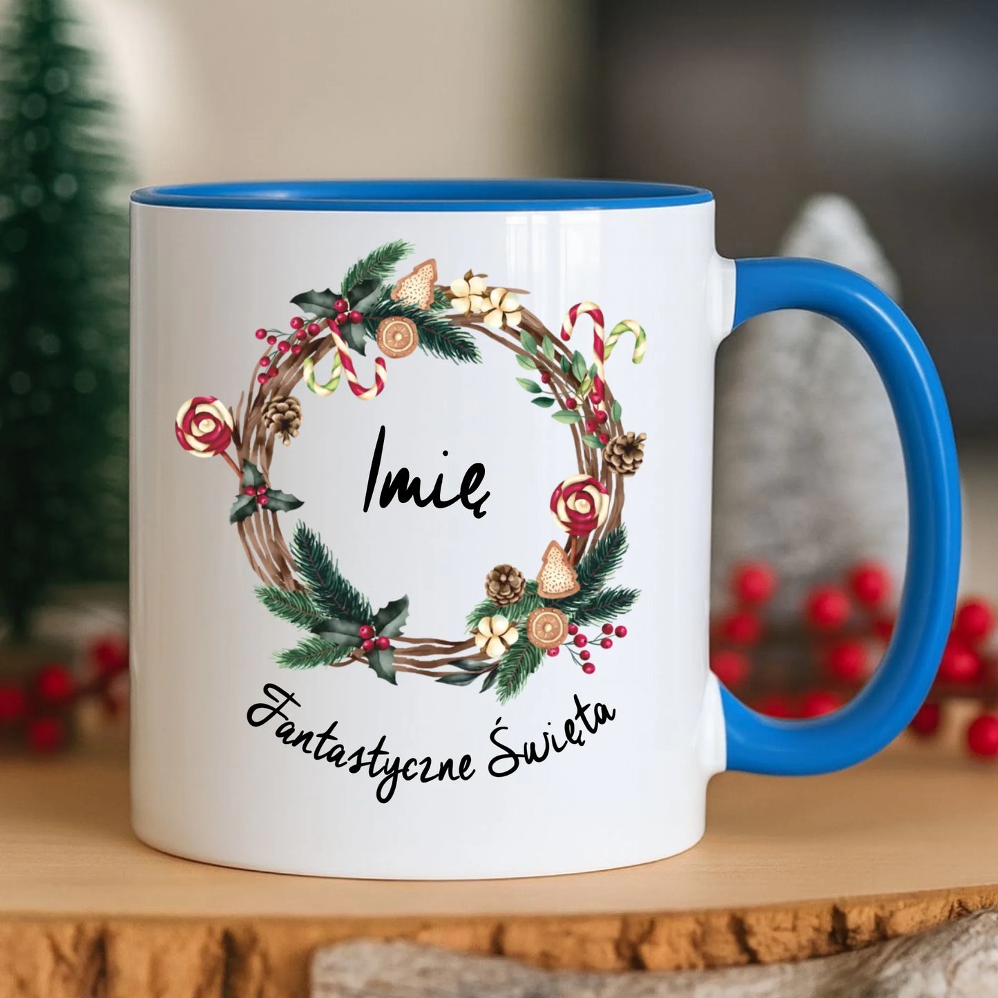 Kubek świąteczny - Fantastyczne Święta - personalizowany BN14 - StoryCups.pl