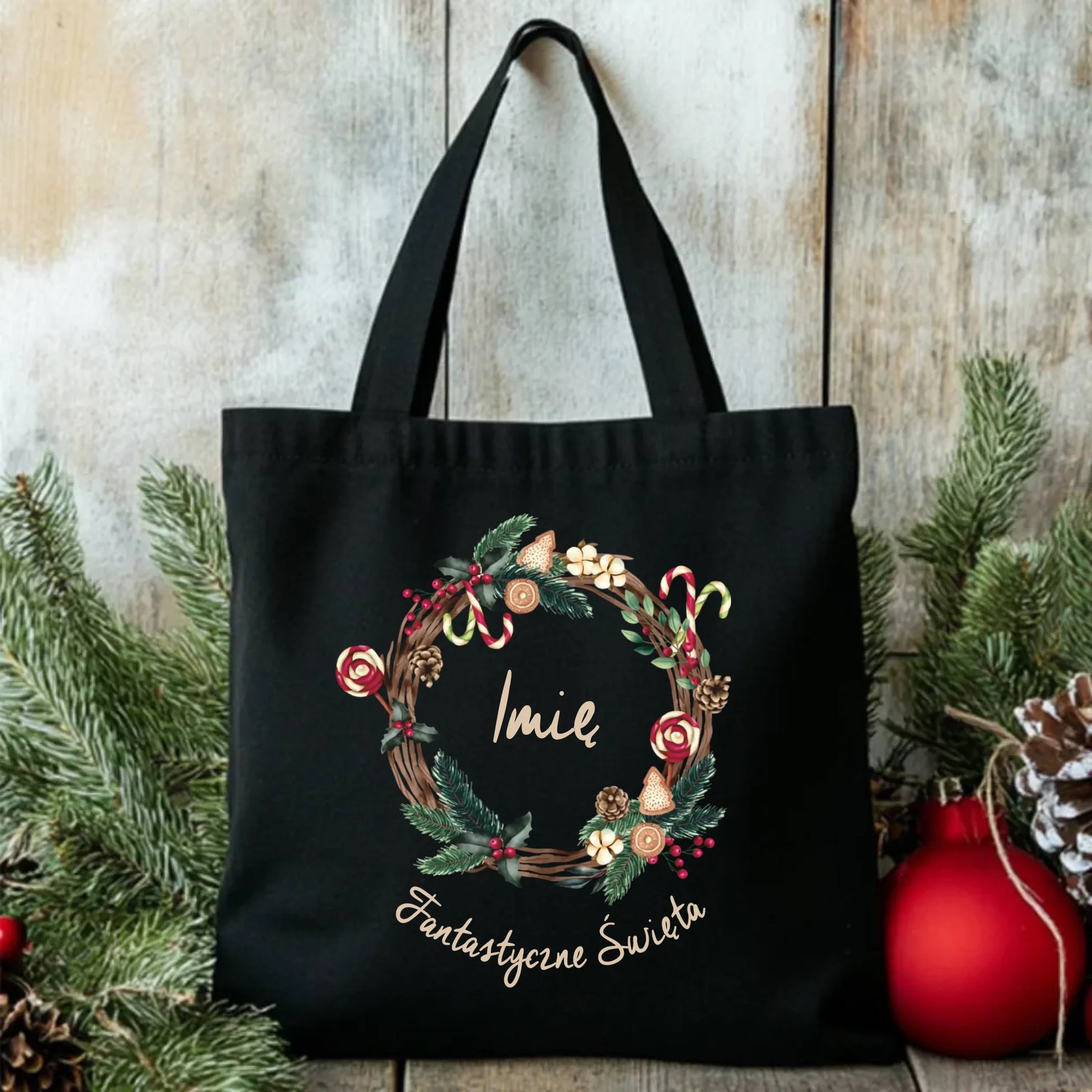 Torba świąteczna - Fantastyczne Święta - personalizowana BN14 - StoryCups.pl