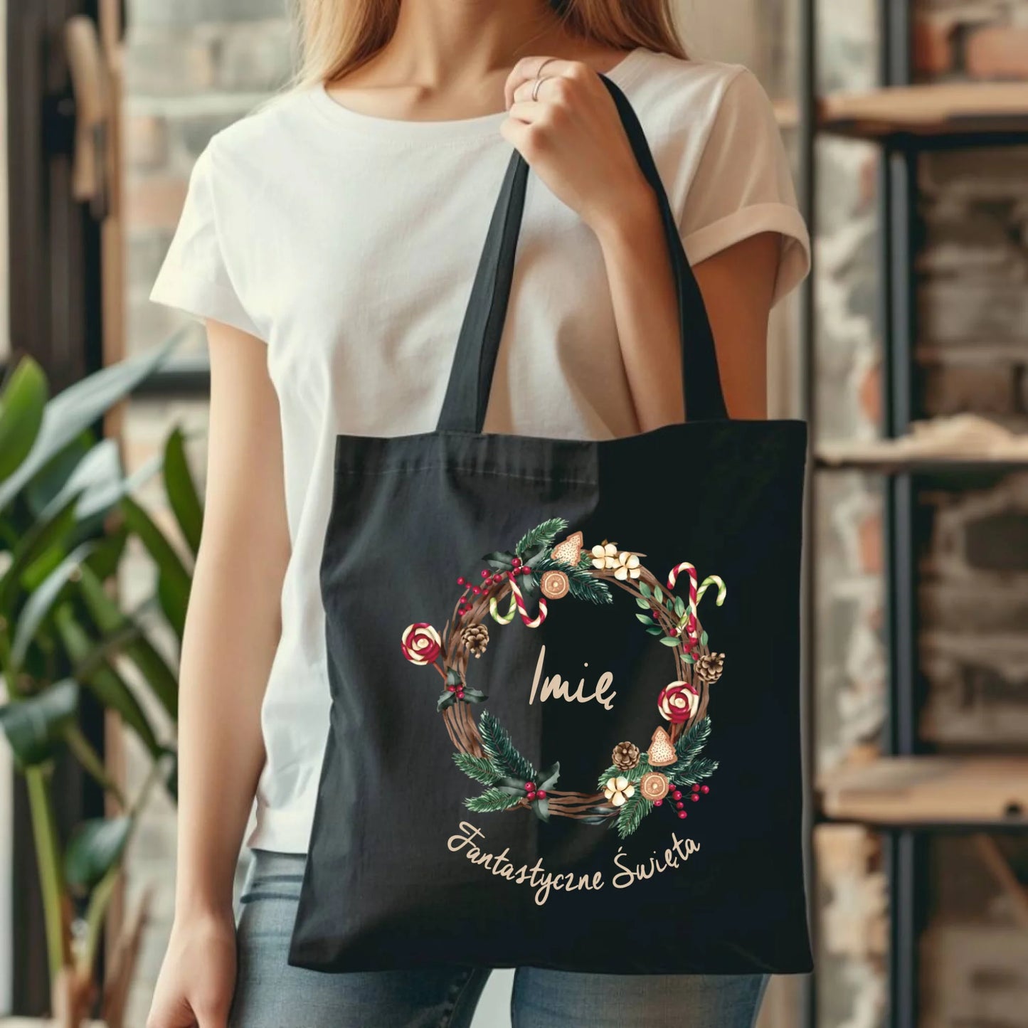 Torba świąteczna - Fantastyczne Święta - personalizowana BN14 - StoryCups.pl