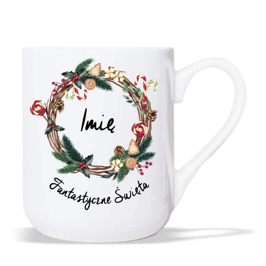 Kubek elegant świąteczny - Fantastyczne Święta - personalizowany BN14 - StoryCups.pl