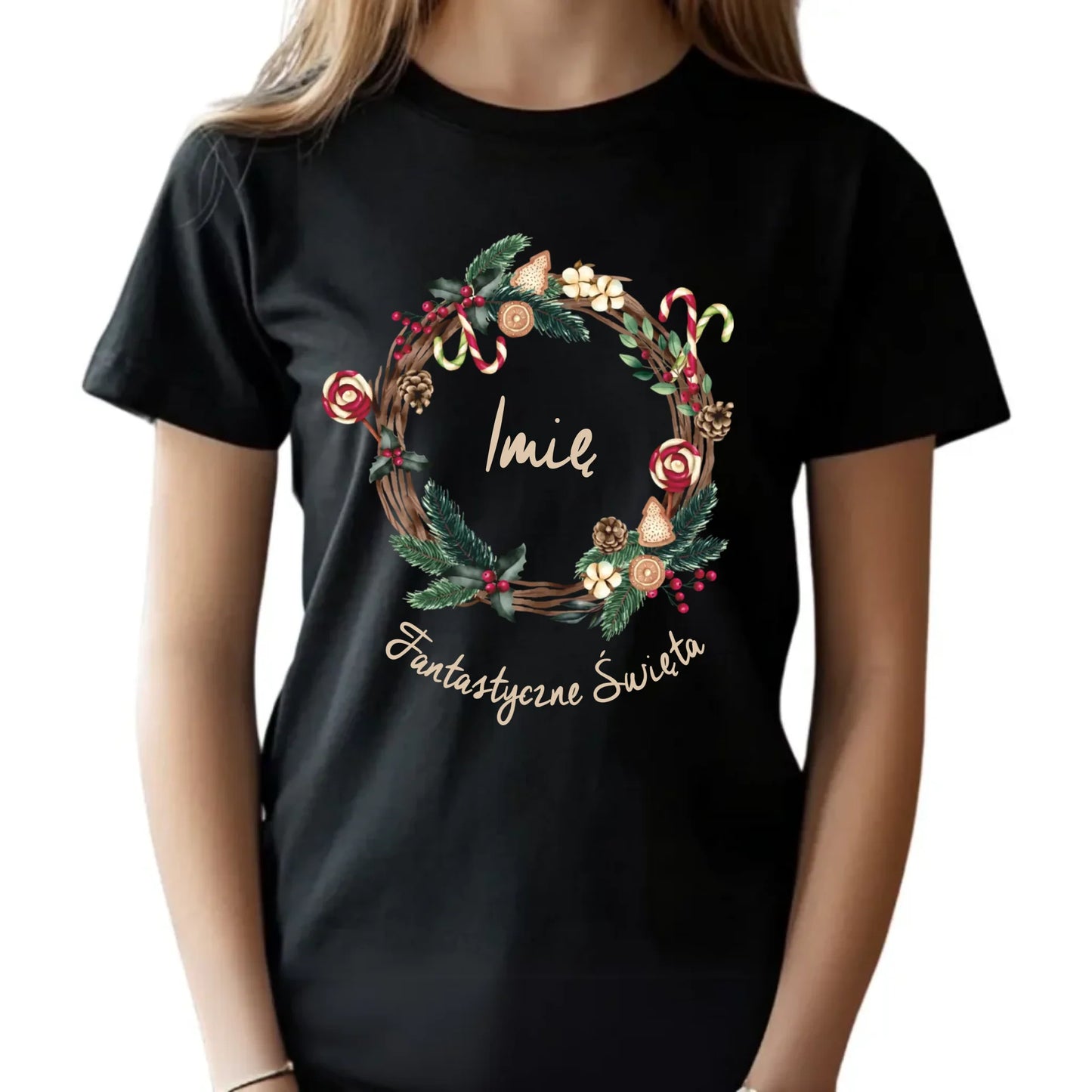 Koszulka dziecięca świąteczna - Fantastyczne Święta - personalizowana BN14 - StoryCups.pl