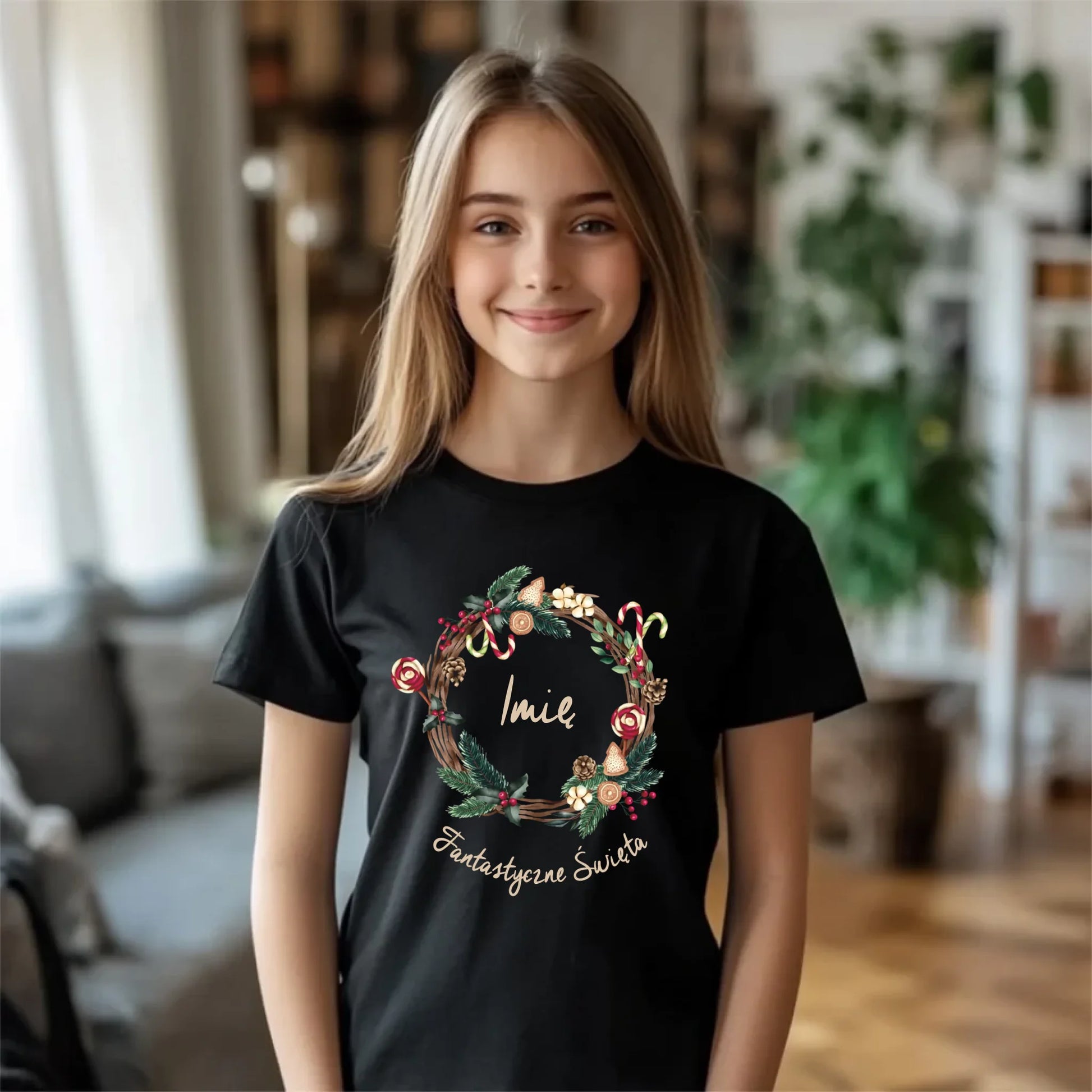 Koszulka dziecięca świąteczna - Fantastyczne Święta - personalizowana BN14 - StoryCups.pl