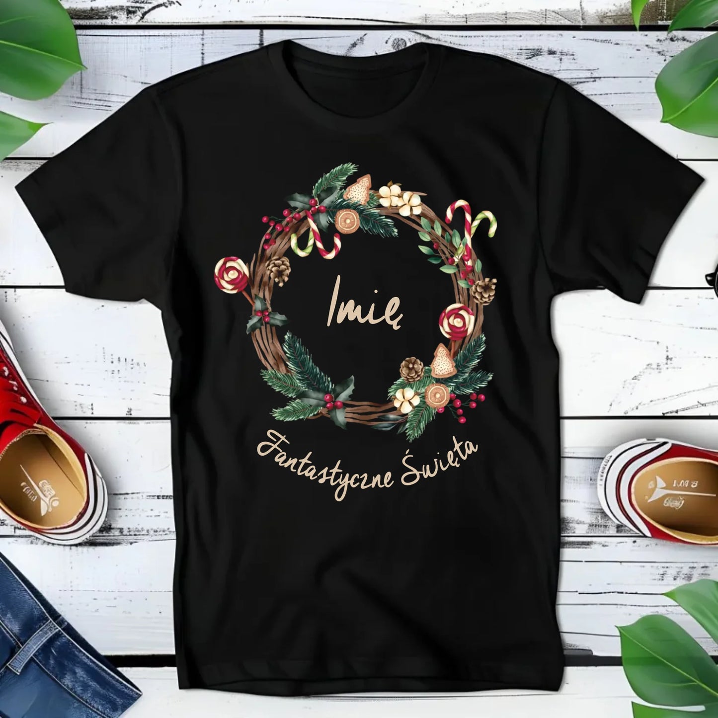 Koszulka dziecięca świąteczna - Fantastyczne Święta - personalizowana BN14 - StoryCups.pl