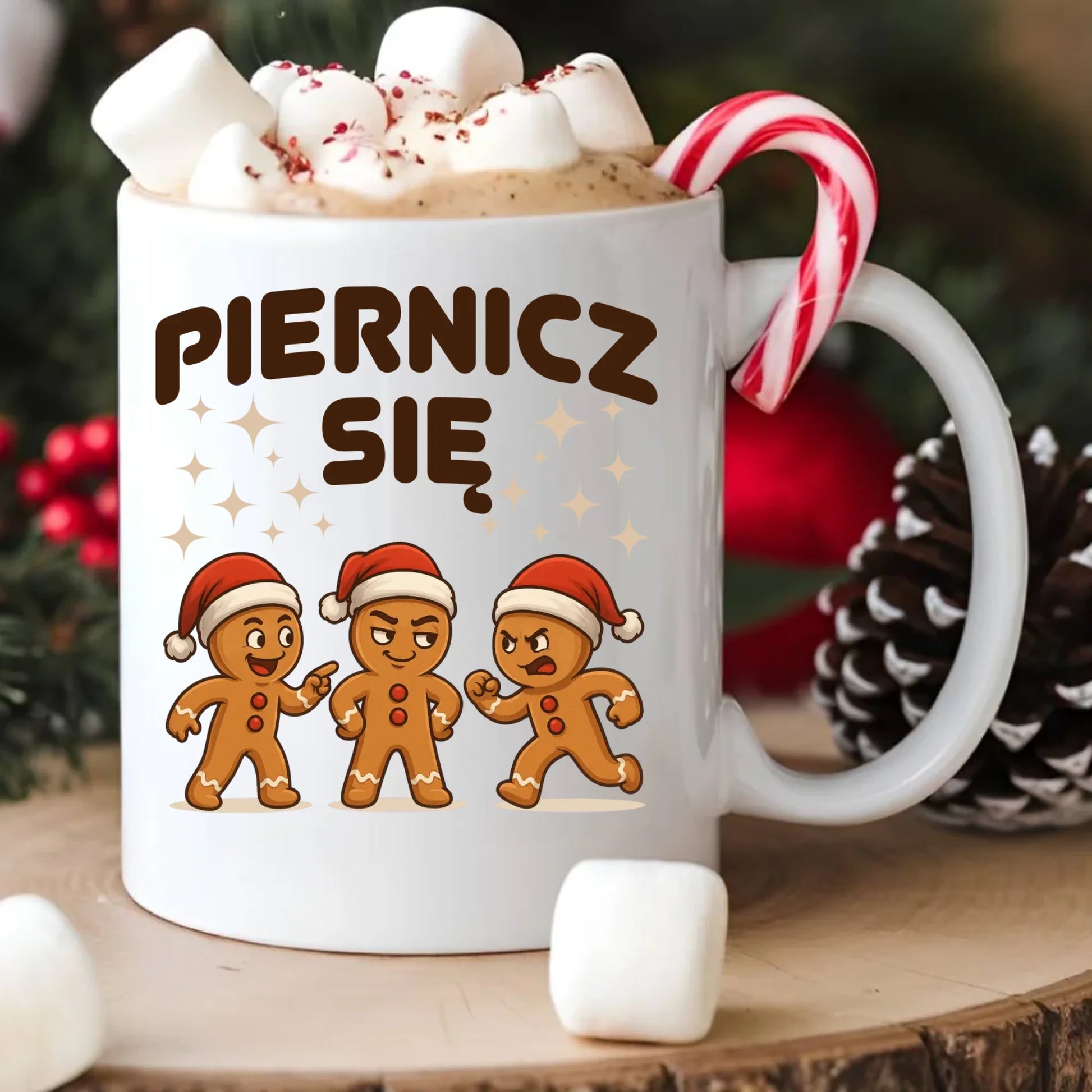 Kubek świąteczny - Piernicz się BN149 - StoryCups.pl