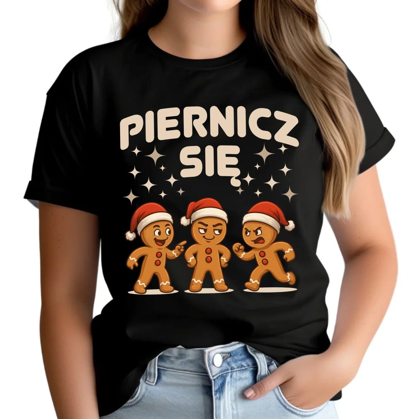 Koszulka damska świąteczna - Piernicz się BN149 - StoryCups.pl