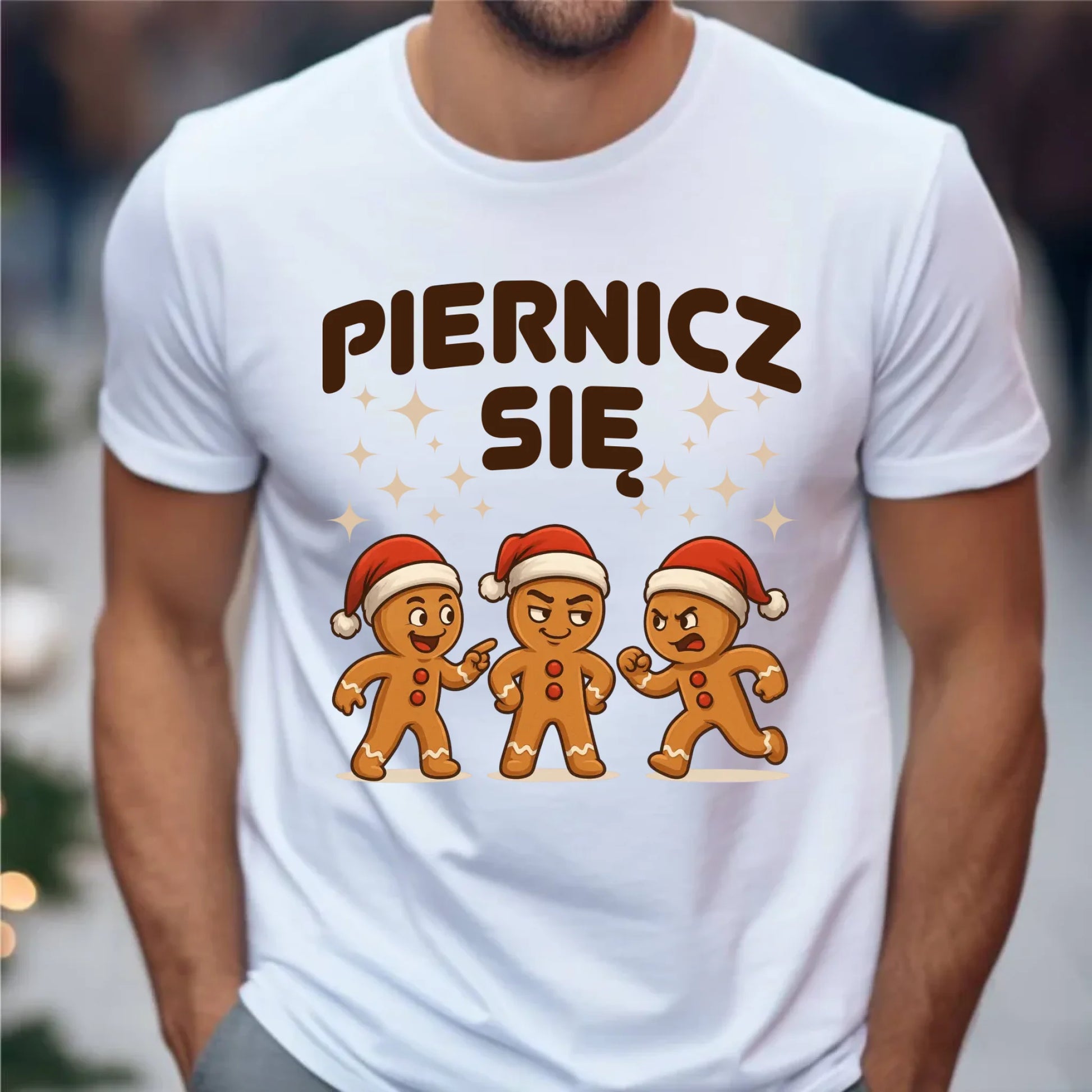 Koszulka męska świąteczna - Piernicz się BN149 - StoryCups.pl