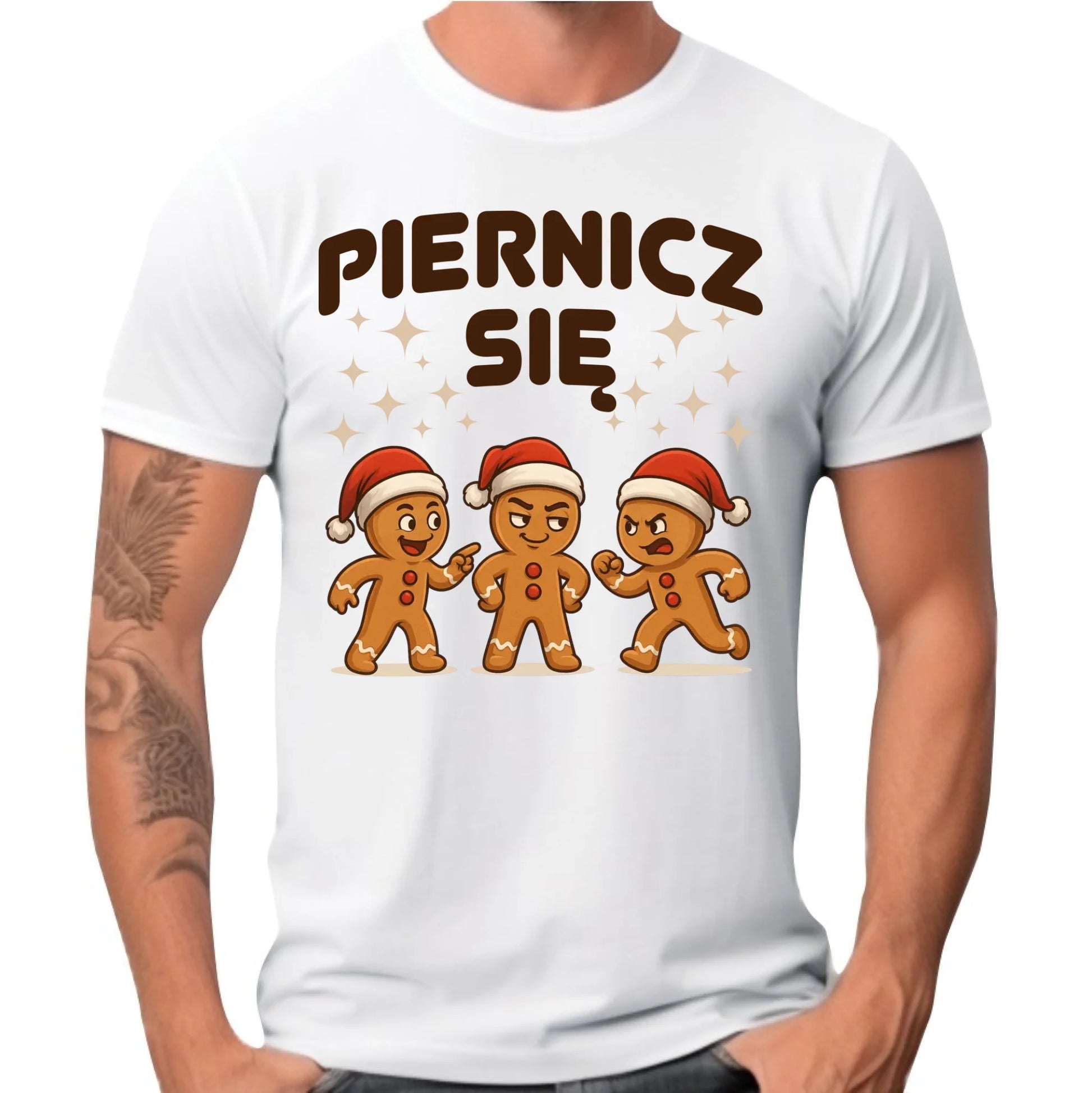 Koszulka męska świąteczna - Piernicz się BN149 - StoryCups.pl