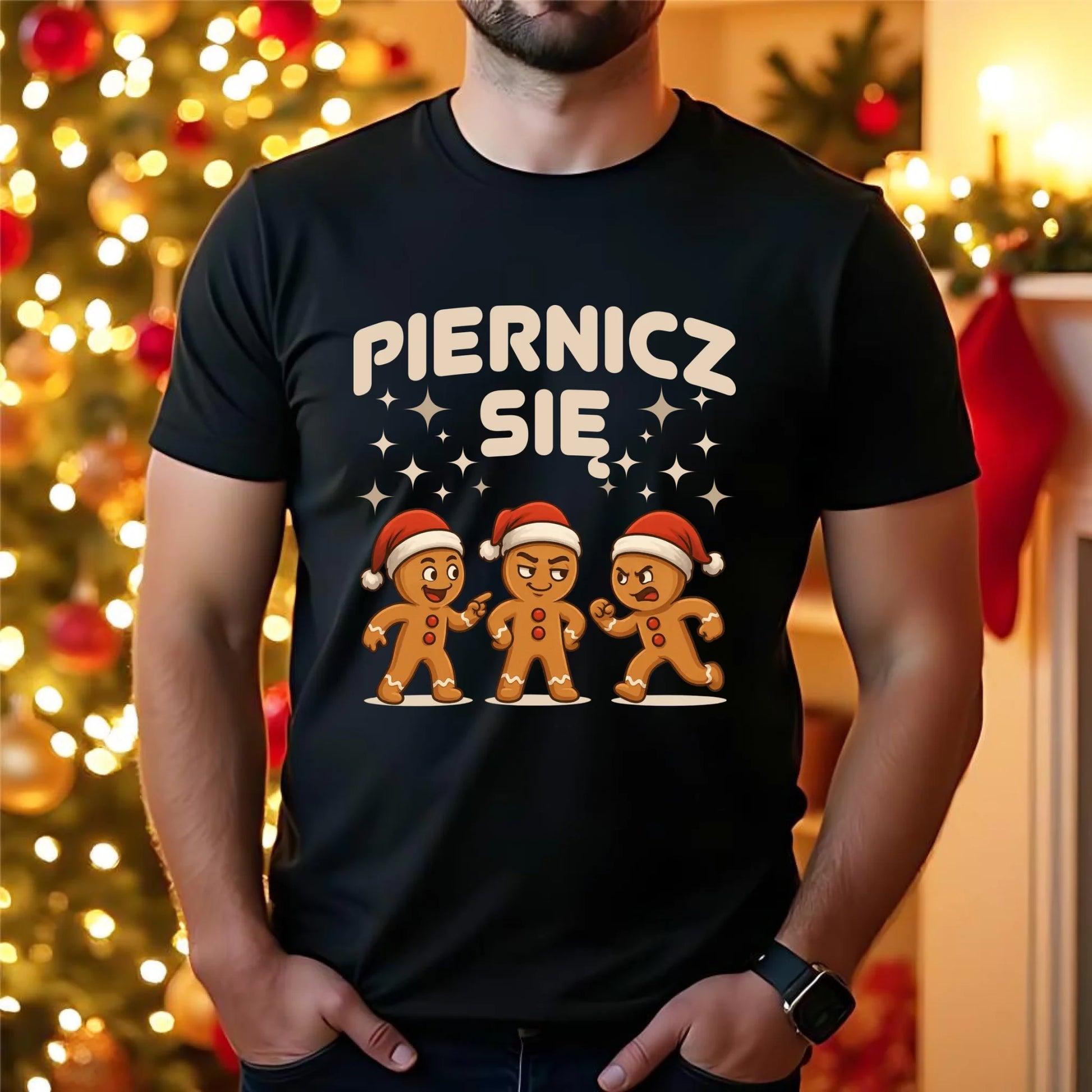 Koszulka męska świąteczna - Piernicz się BN149 - StoryCups.pl