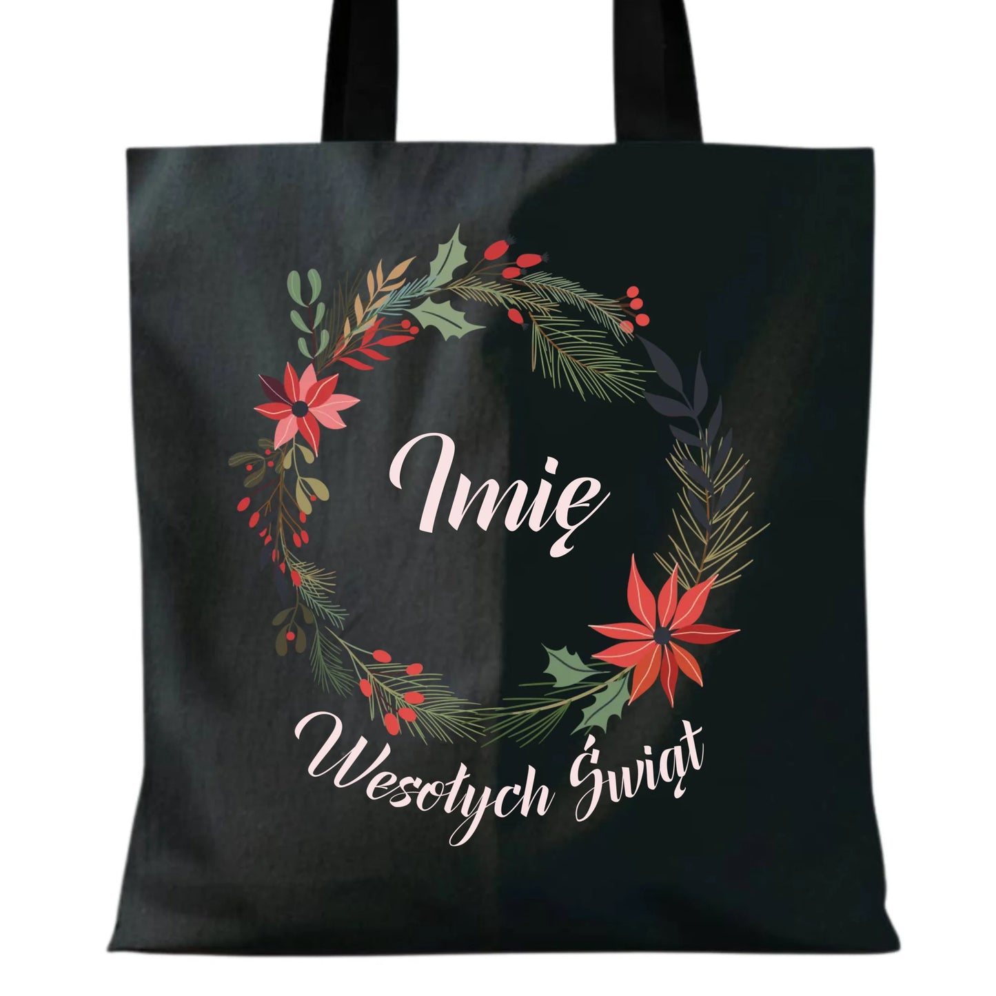 Torba świąteczna - Wesołych Świąt - personalizowana BN19