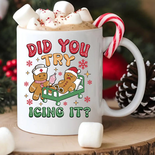 Kubek świąteczny - Did you try icing it? BN78 - StoryCups.pl