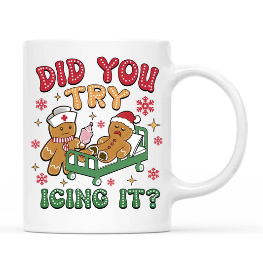Kubek świąteczny - Did you try icing it? BN78 - StoryCups.pl