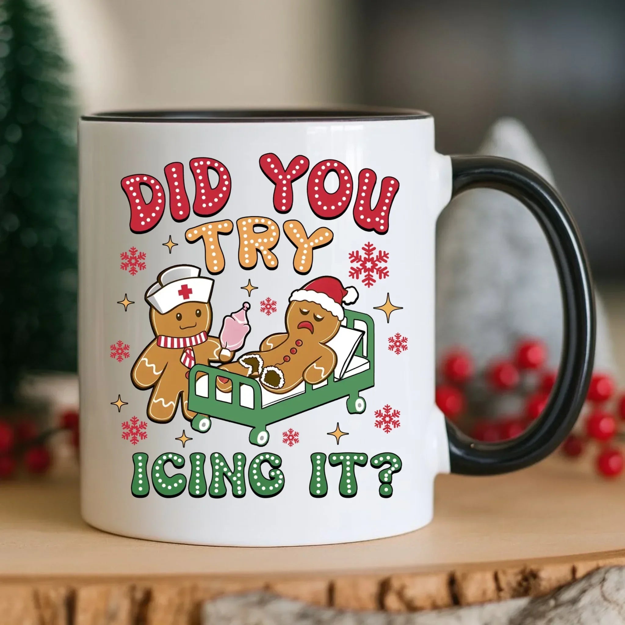 Kubek świąteczny - Did you try icing it? BN78 - StoryCups.pl