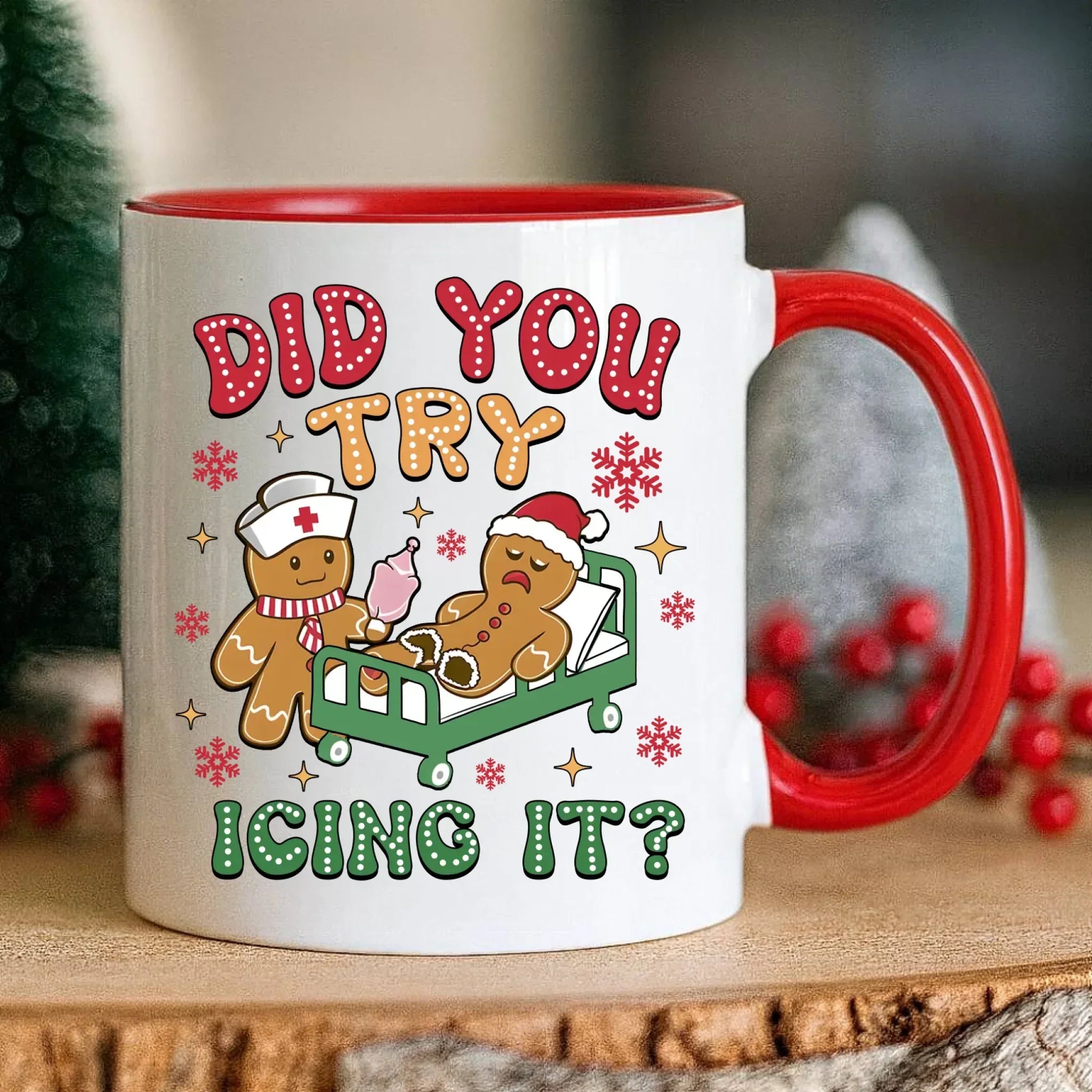 Kubek świąteczny - Did you try icing it? BN78 - StoryCups.pl