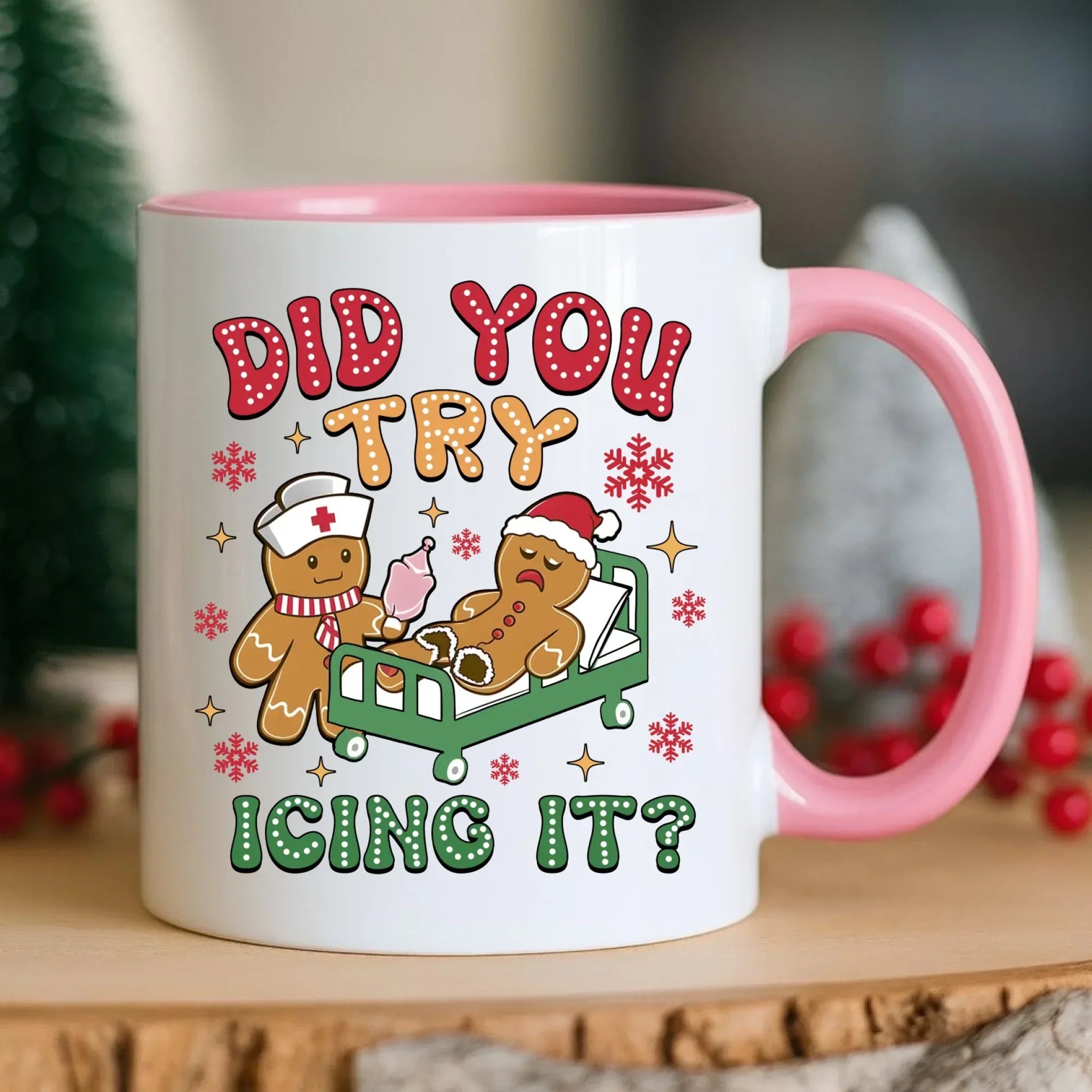 Kubek świąteczny - Did you try icing it? BN78 - StoryCups.pl