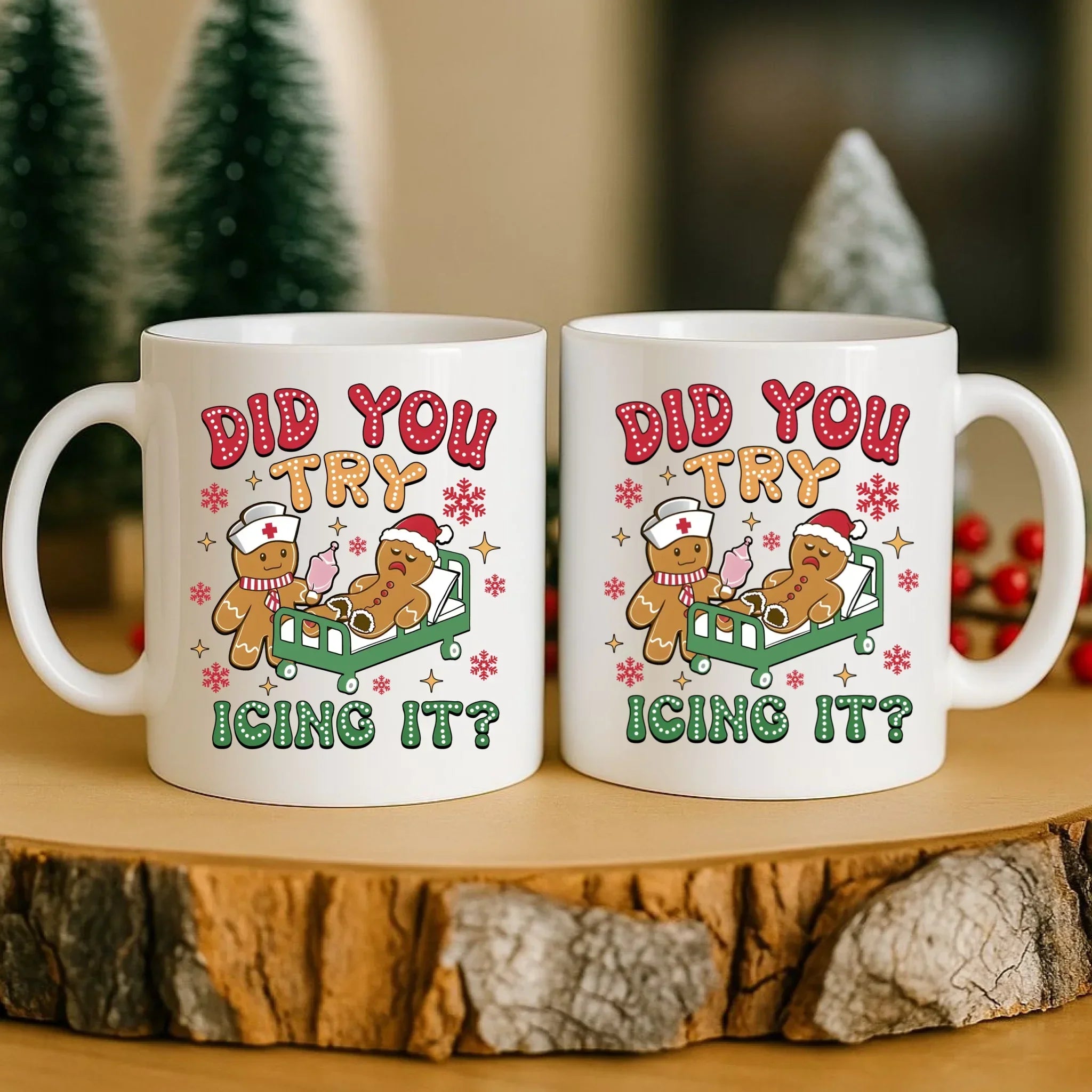 Kubek świąteczny - Did you try icing it? BN78 - StoryCups.pl