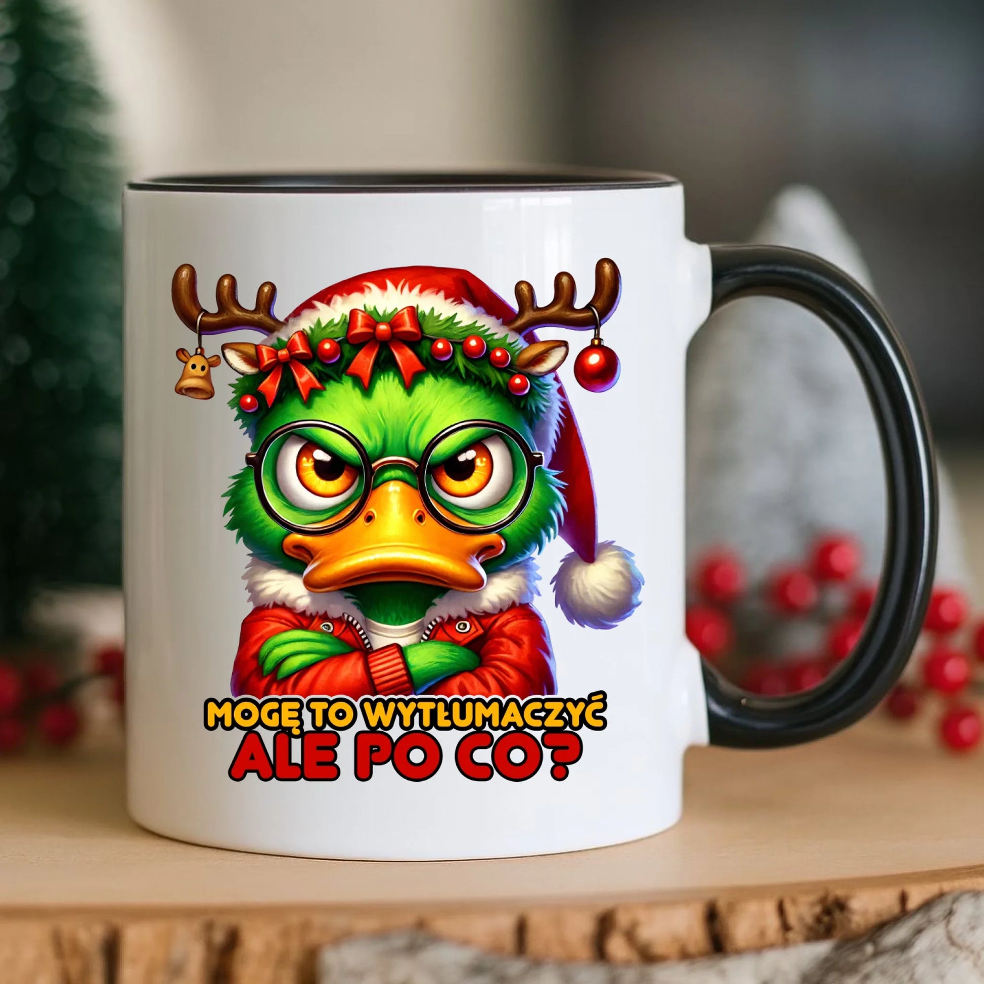 Kubek świąteczny - Mogę to wytłumaczyć Ale po co? BN77 - StoryCups.pl