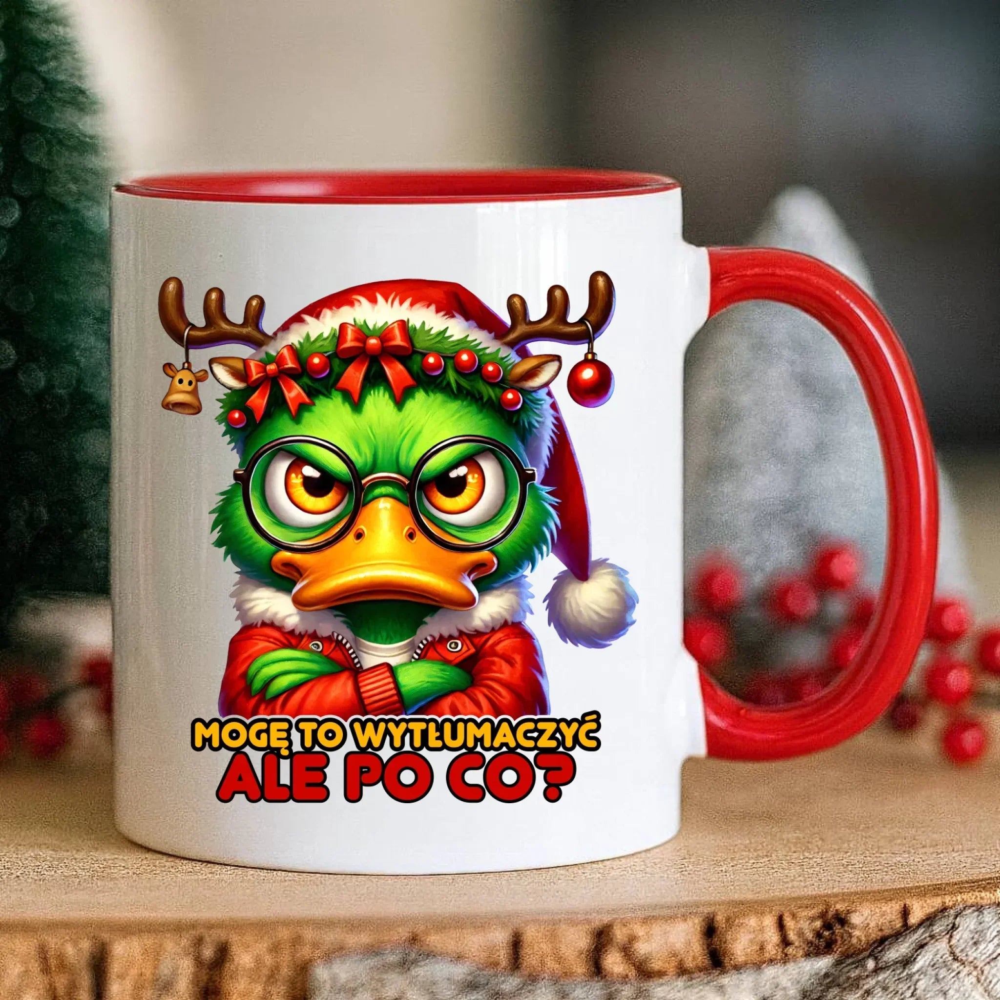Kubek świąteczny - Mogę to wytłumaczyć Ale po co? BN77 - StoryCups.pl