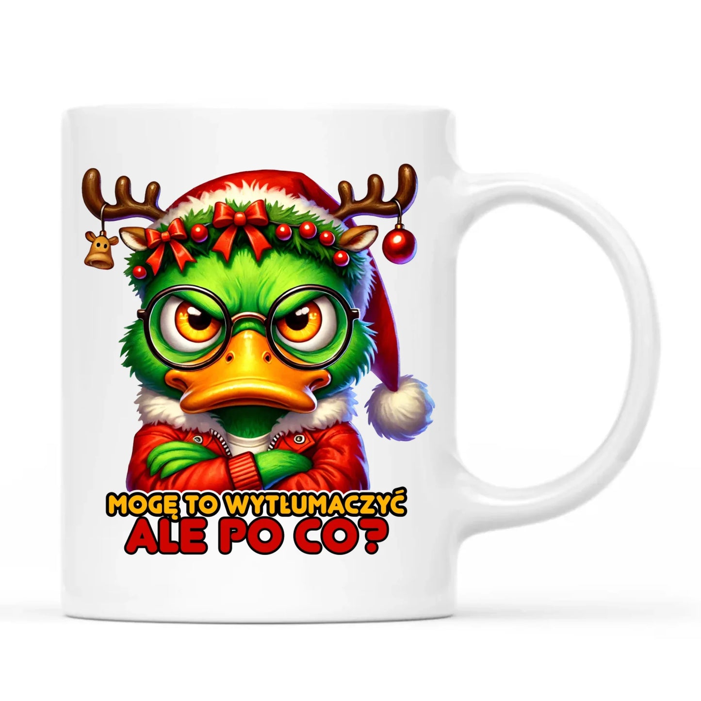 Kubek świąteczny - Mogę to wytłumaczyć Ale po co? BN77 - StoryCups.pl