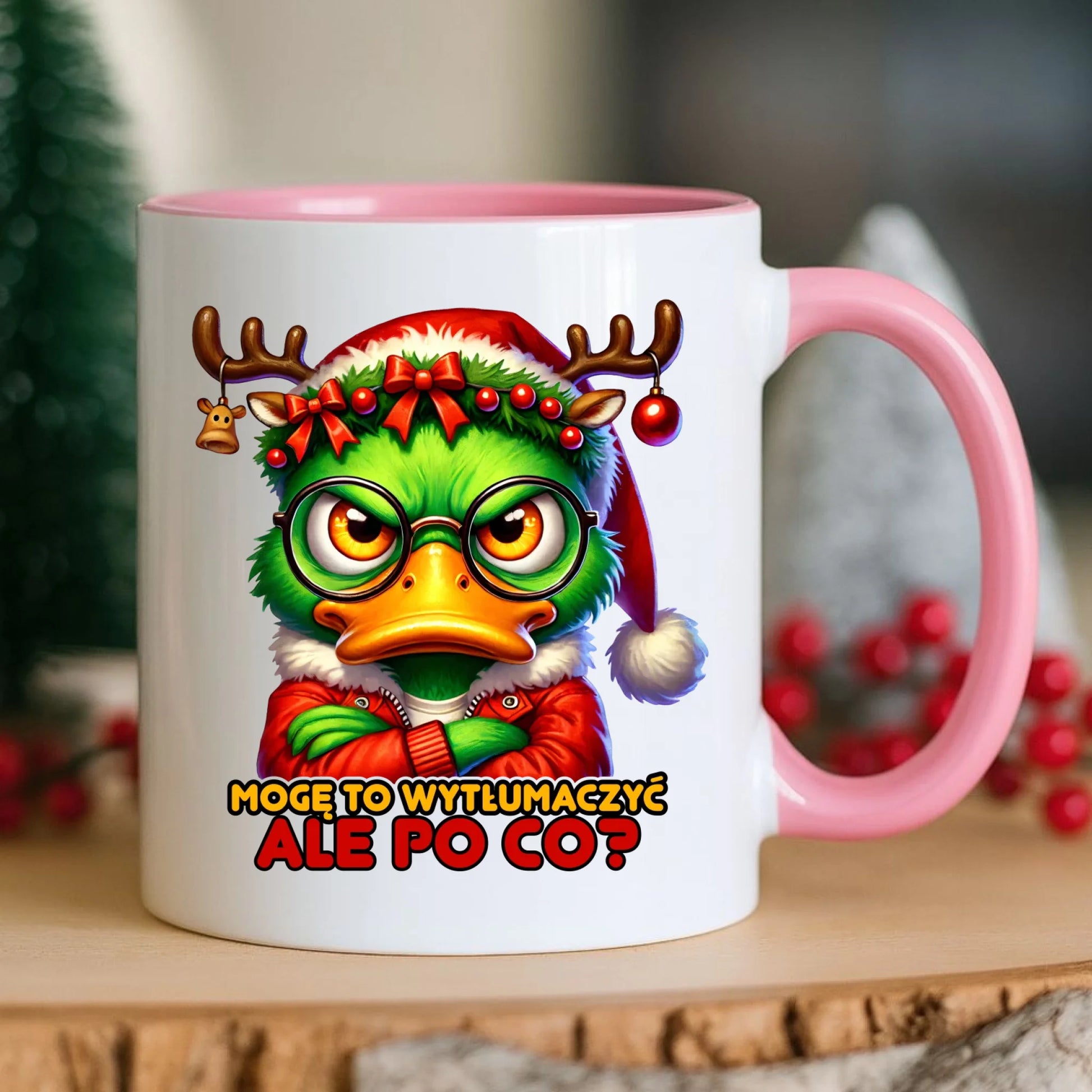 Kubek świąteczny - Mogę to wytłumaczyć Ale po co? BN77 - StoryCups.pl