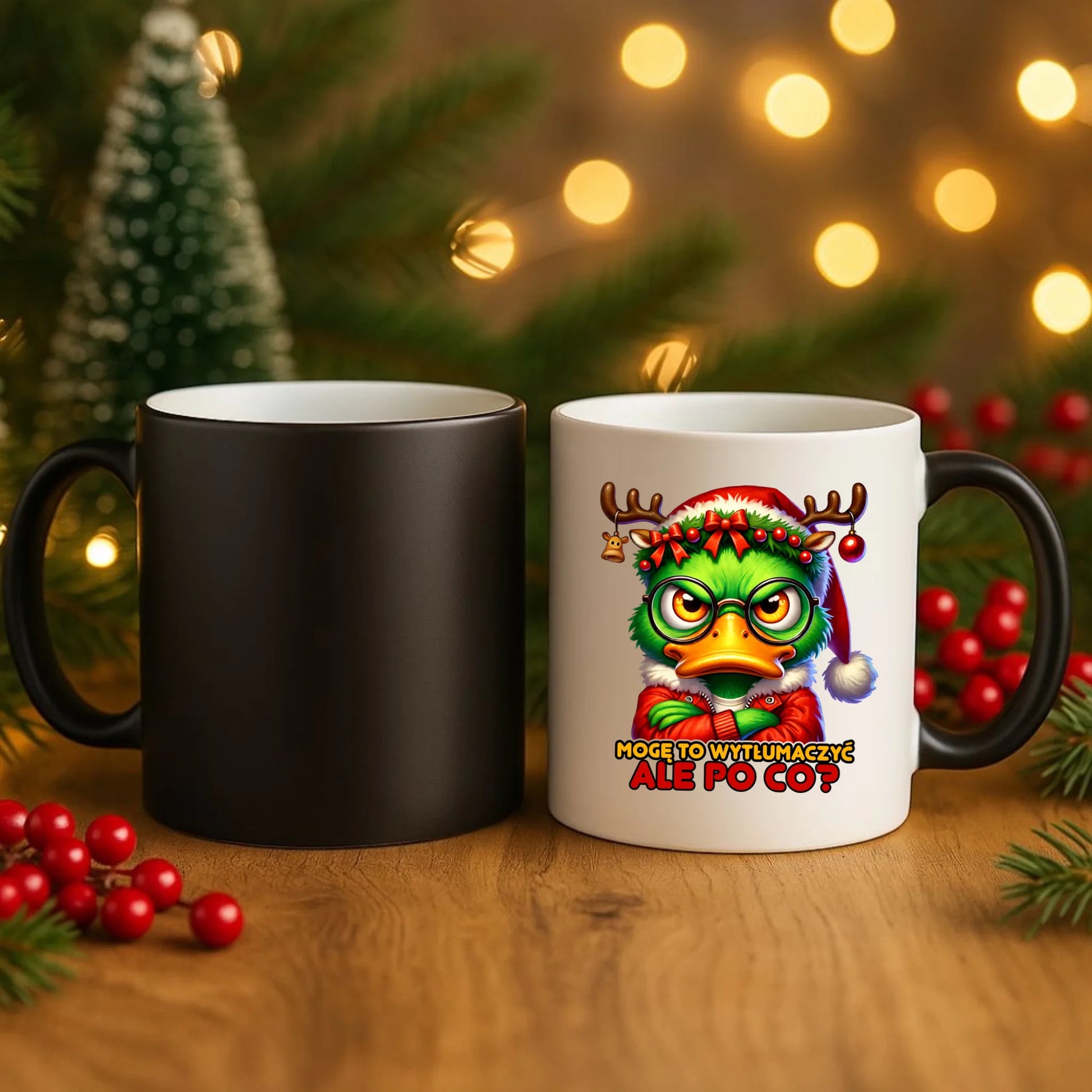 Kubek magiczny świąteczny - Mogę to wytłumaczyć Ale po co? BN77 - StoryCups.pl
