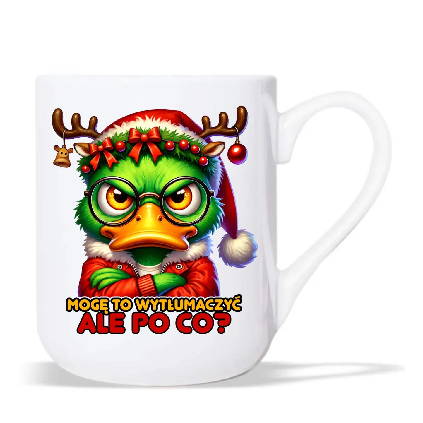 Kubek elegant świąteczny - Mogę to wytłumaczyć Ale po co? BN77 - StoryCups.pl