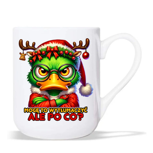 Kubek elegant świąteczny - Mogę to wytłumaczyć Ale po co? BN77 - StoryCups.pl