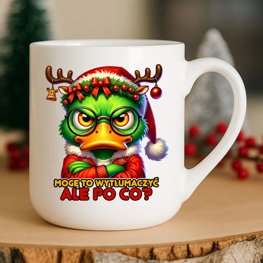 Kubek elegant świąteczny - Mogę to wytłumaczyć Ale po co? BN77 - StoryCups.pl