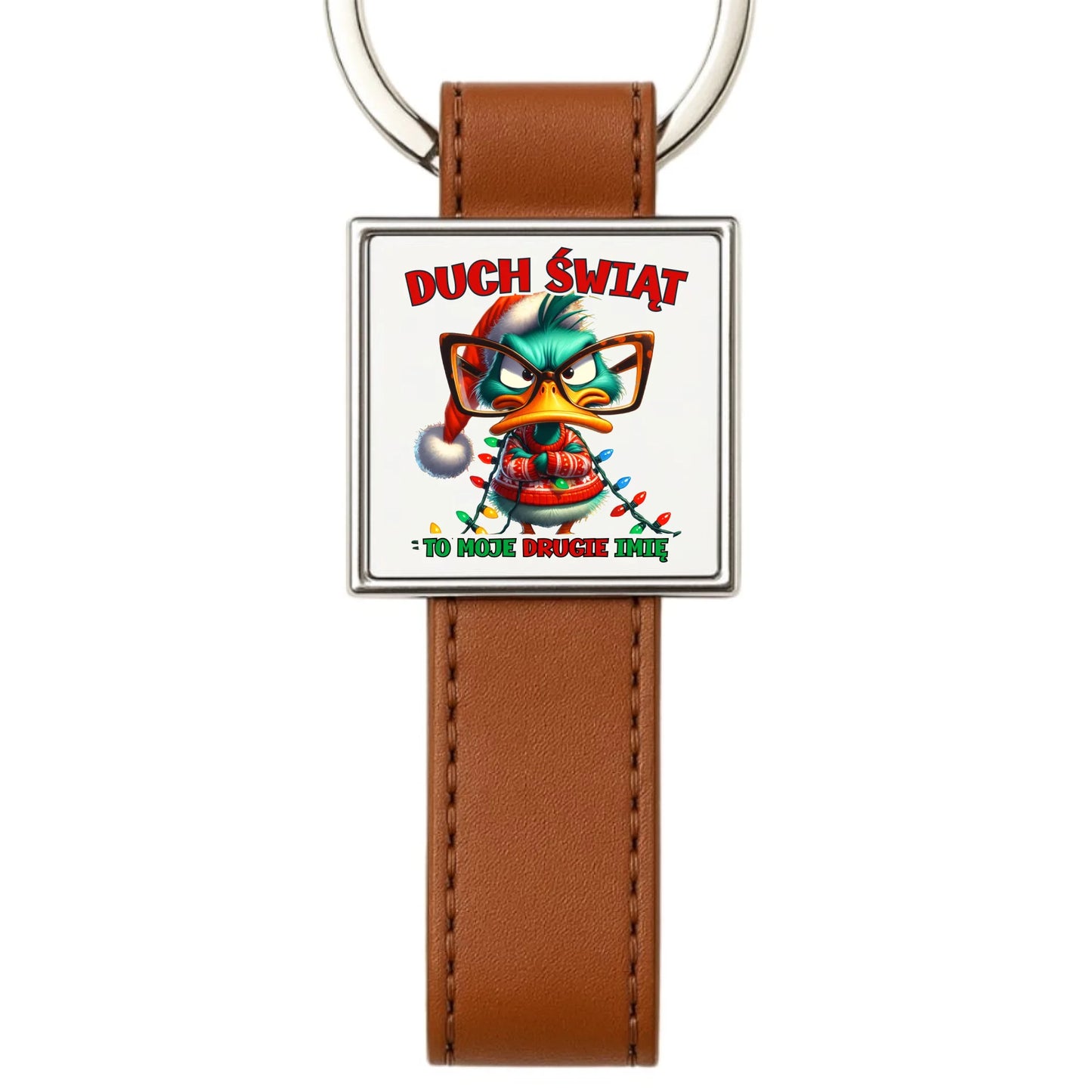 Brelok świąteczny - Duch Świąt to moje drugie imię BN76 - StoryCups.pl