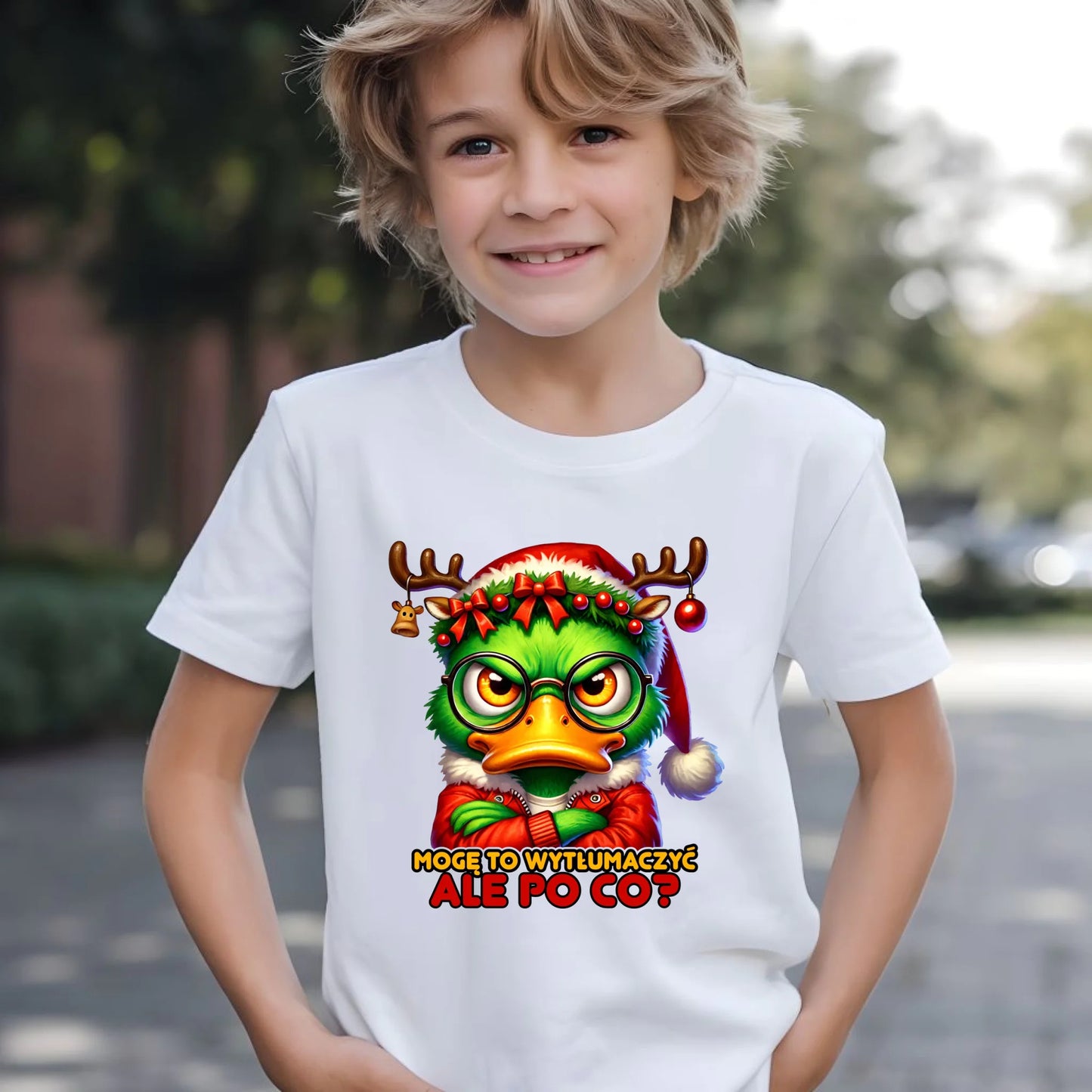 Koszulka dziecięca świąteczna - Mogę to wytłumaczyć Ale po co? BN77 - StoryCups.pl