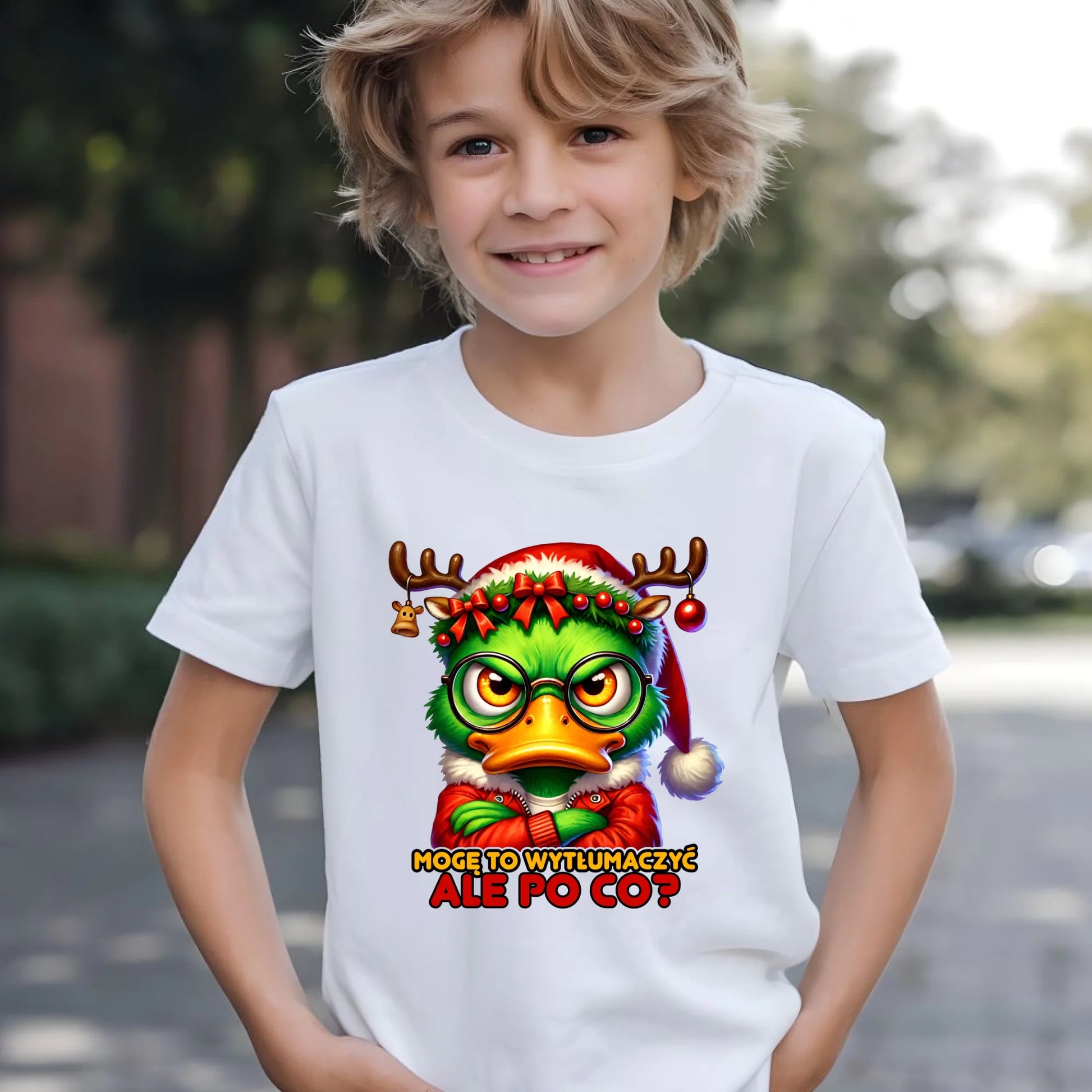 Koszulka dziecięca świąteczna - Mogę to wytłumaczyć Ale po co? BN77 - StoryCups.pl