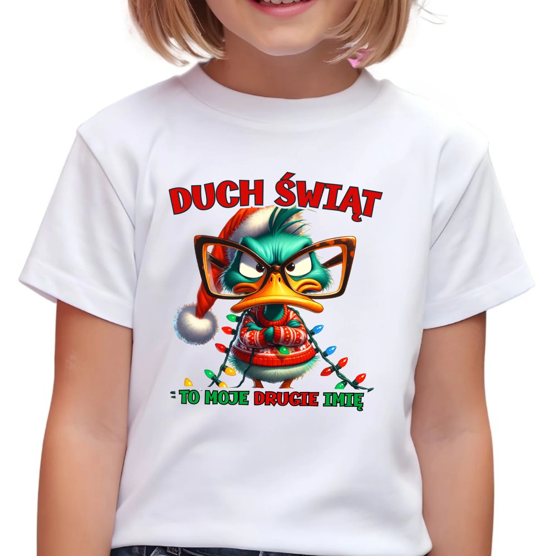 Koszulka dziecięca świąteczna - Duch Świąt to moje drugie imię BN76 - StoryCups.pl